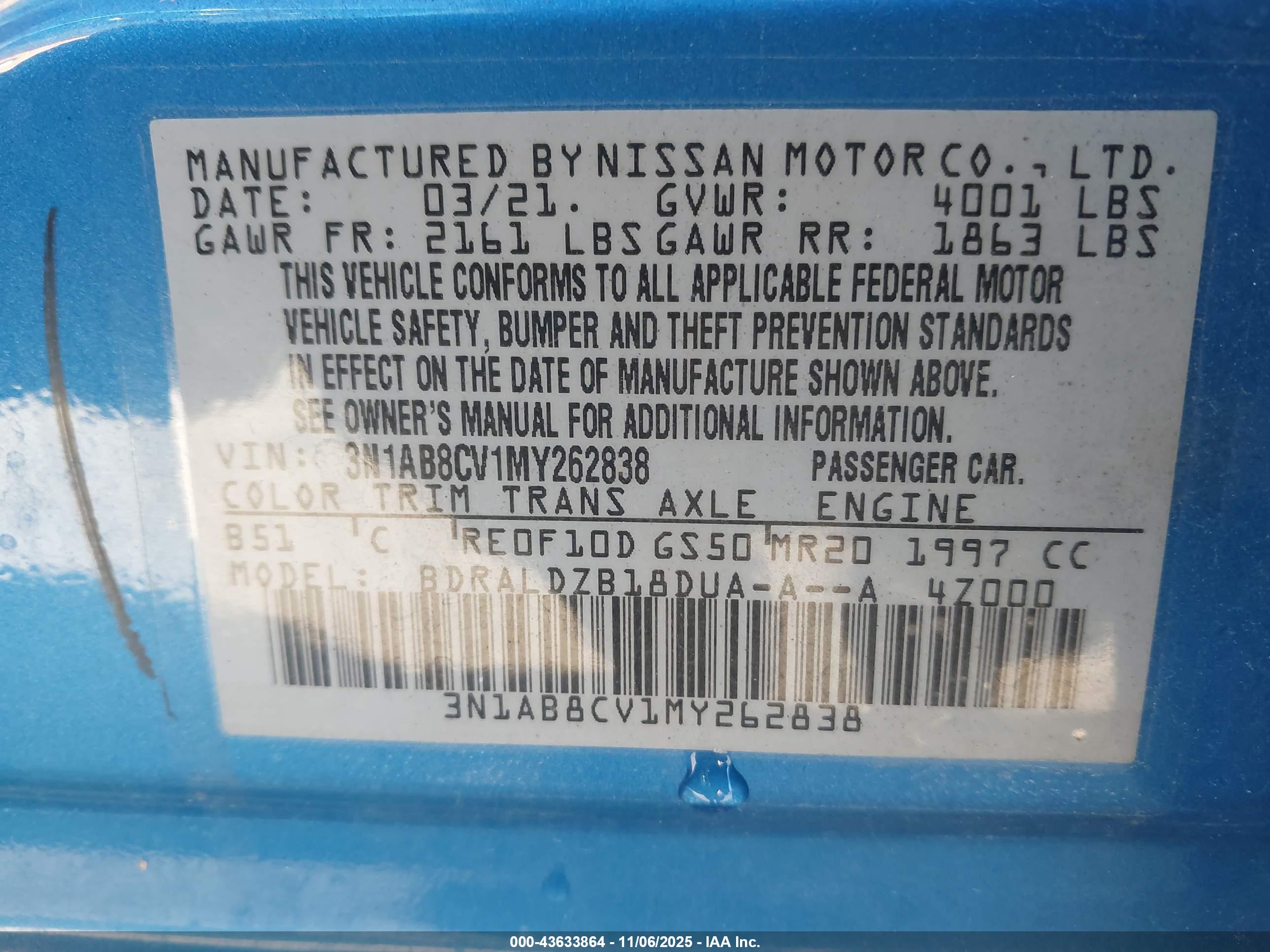 NISSAN SENTRA image 9