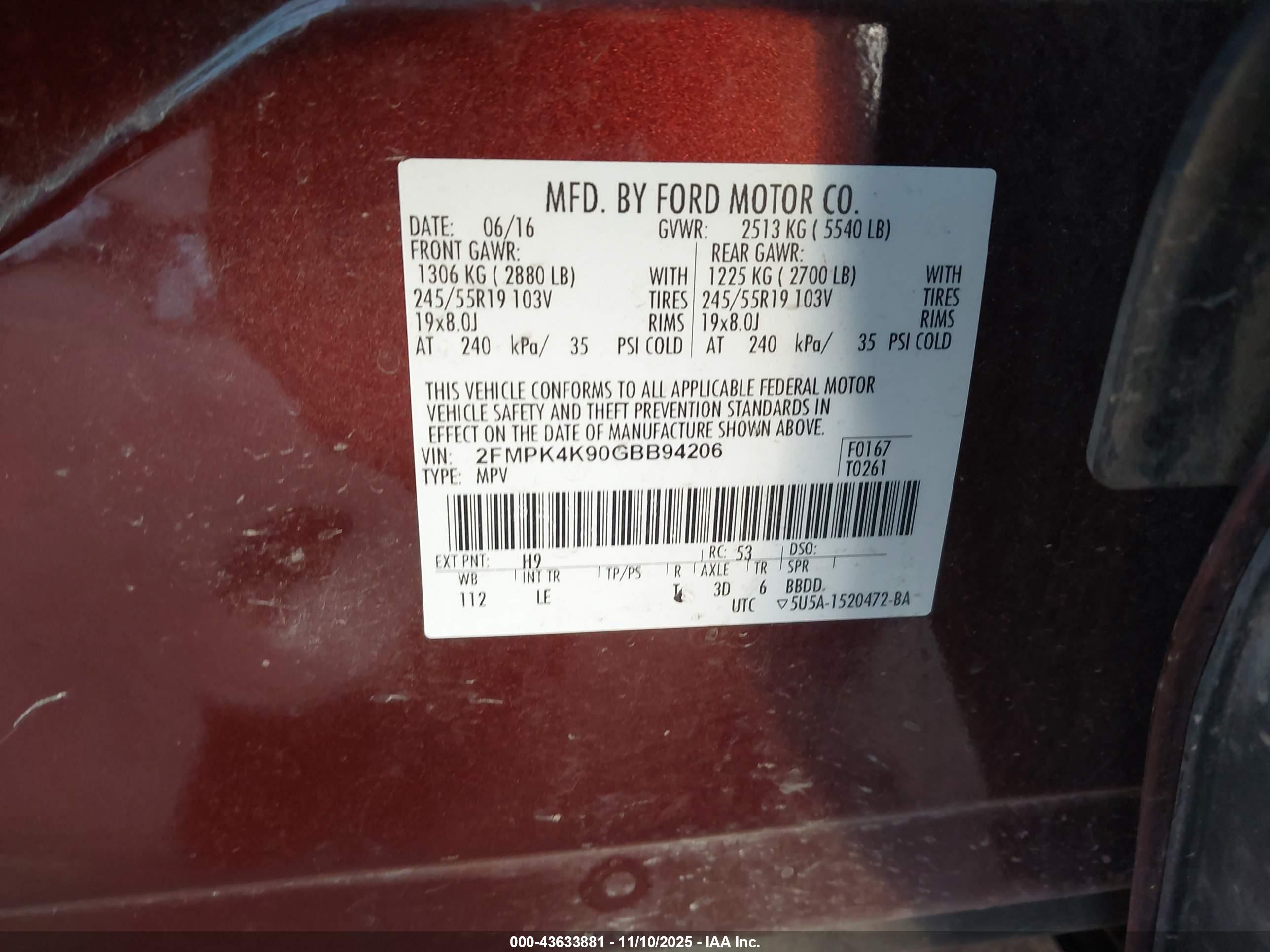 FORD EDGE image 9