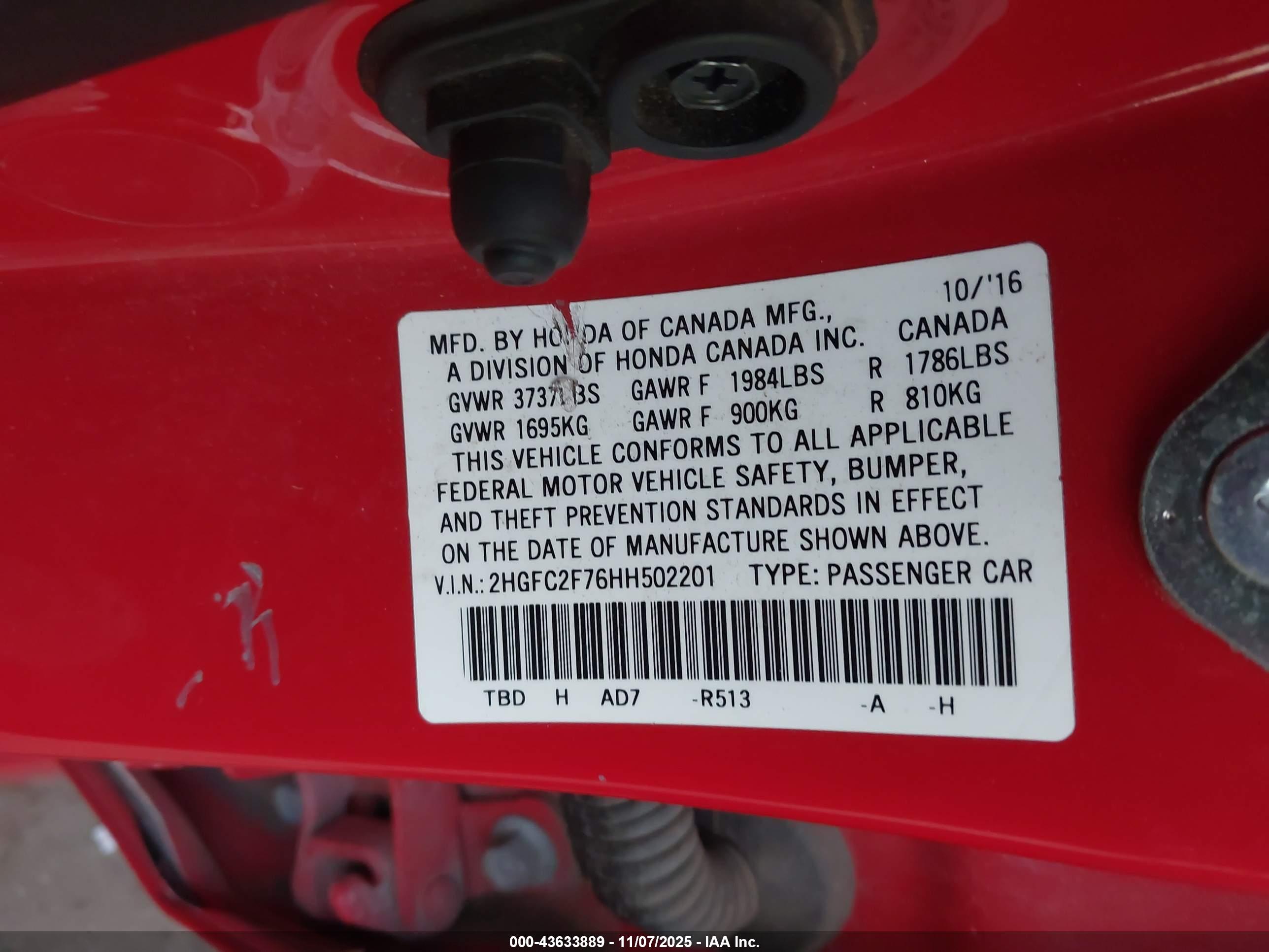 HONDA CIVIC image 9