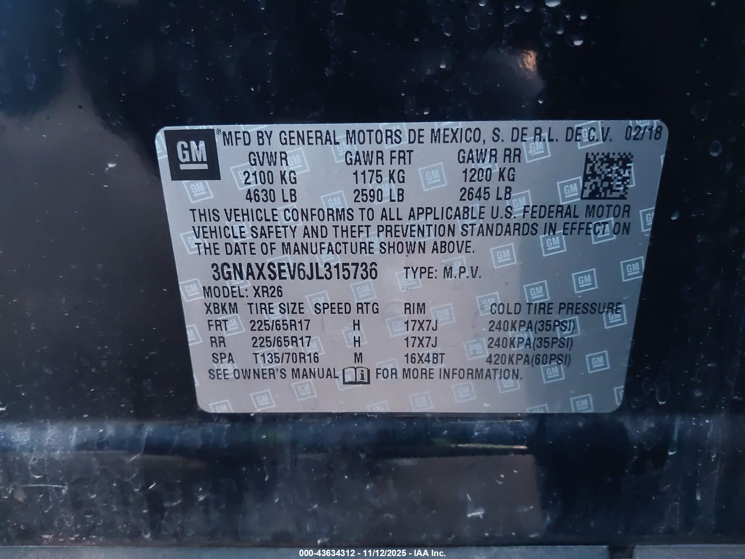 CHEVROLET EQUINOX image 9