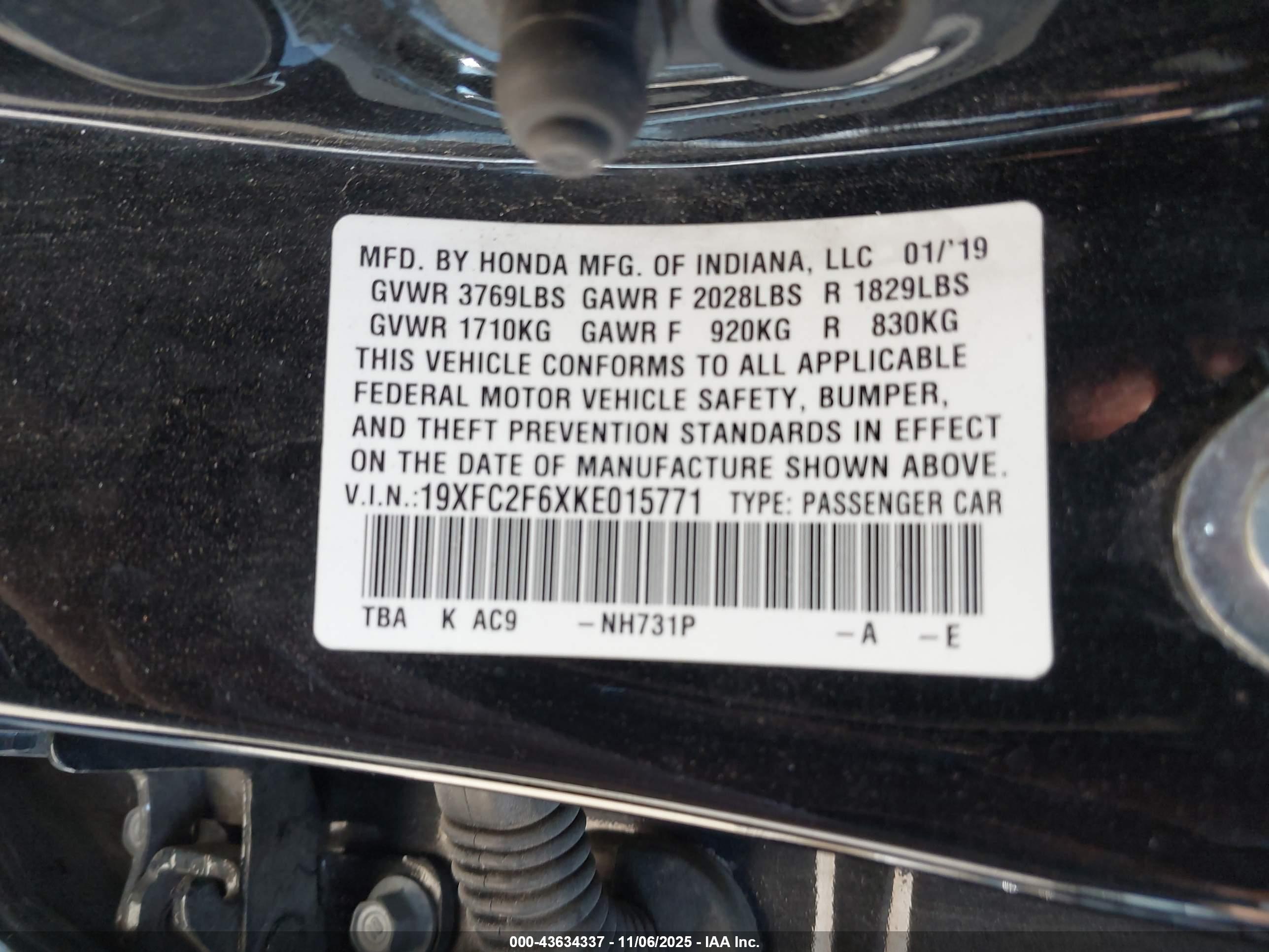 HONDA CIVIC image 9