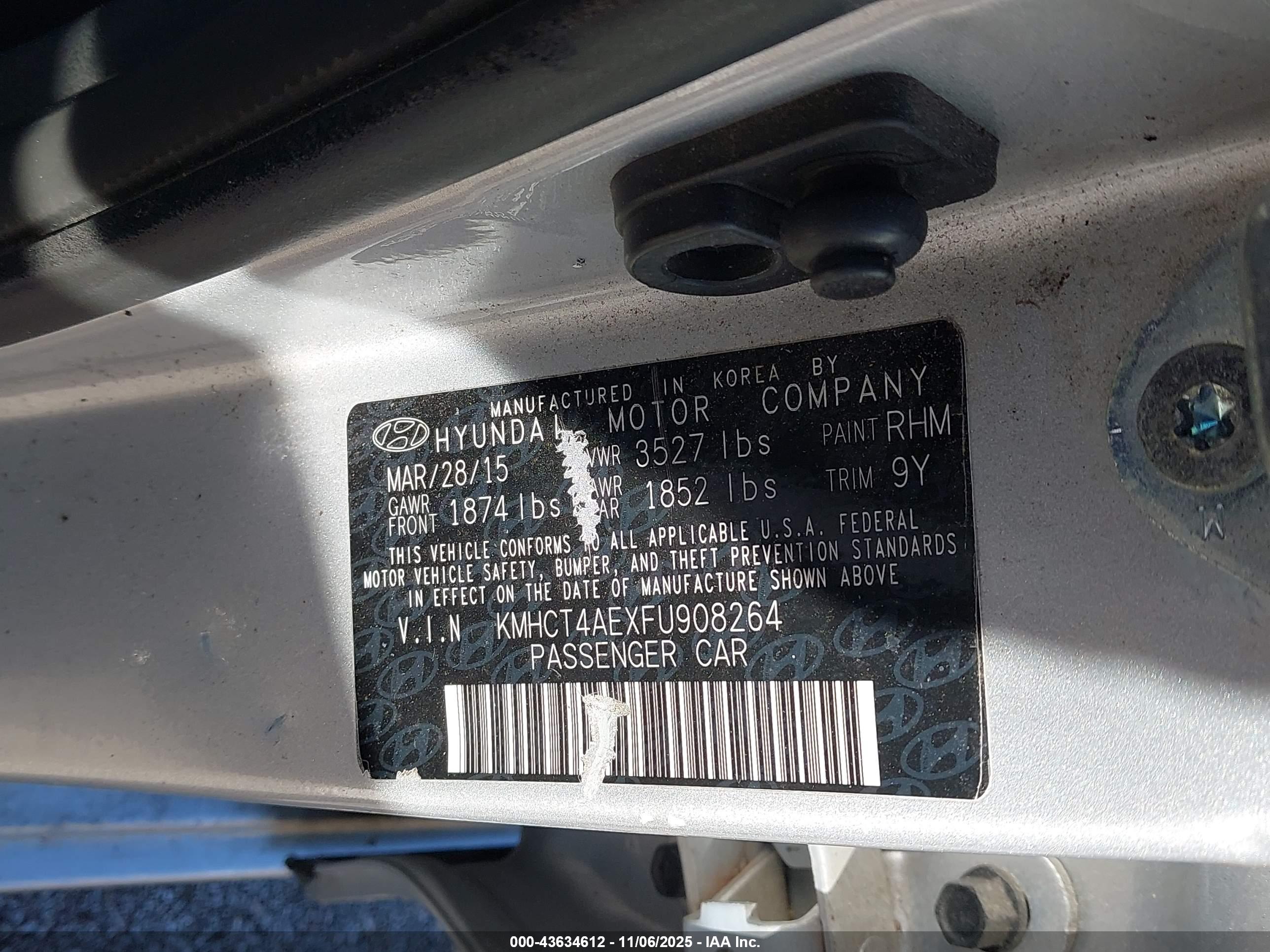 HYUNDAI ACCENT image 9