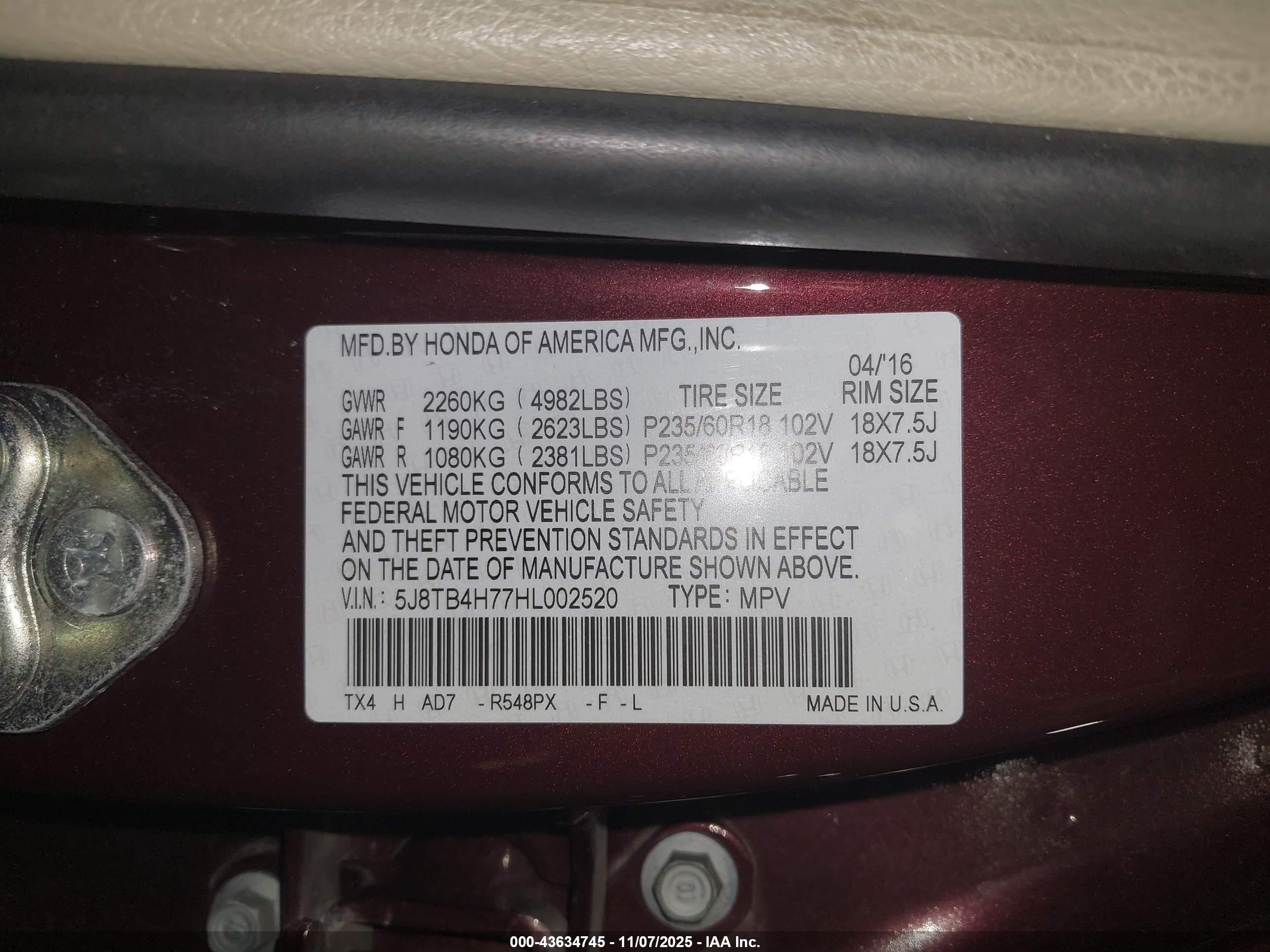 ACURA RDX image 9