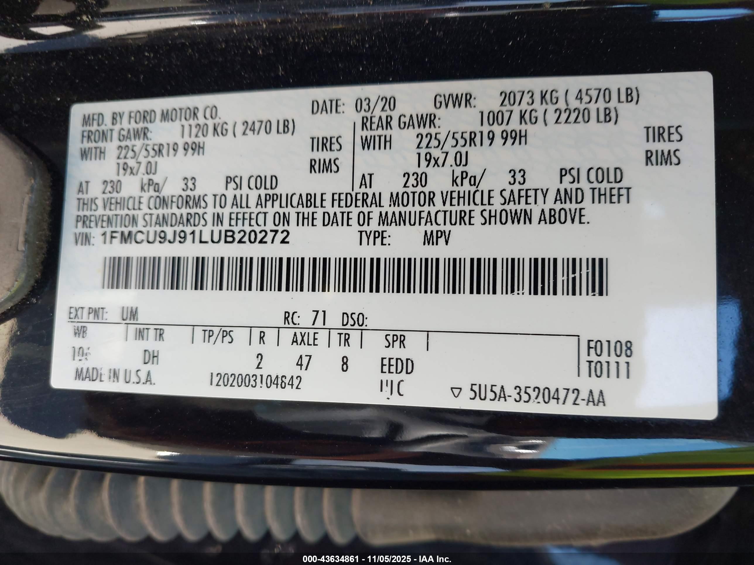 FORD ESCAPE image 9