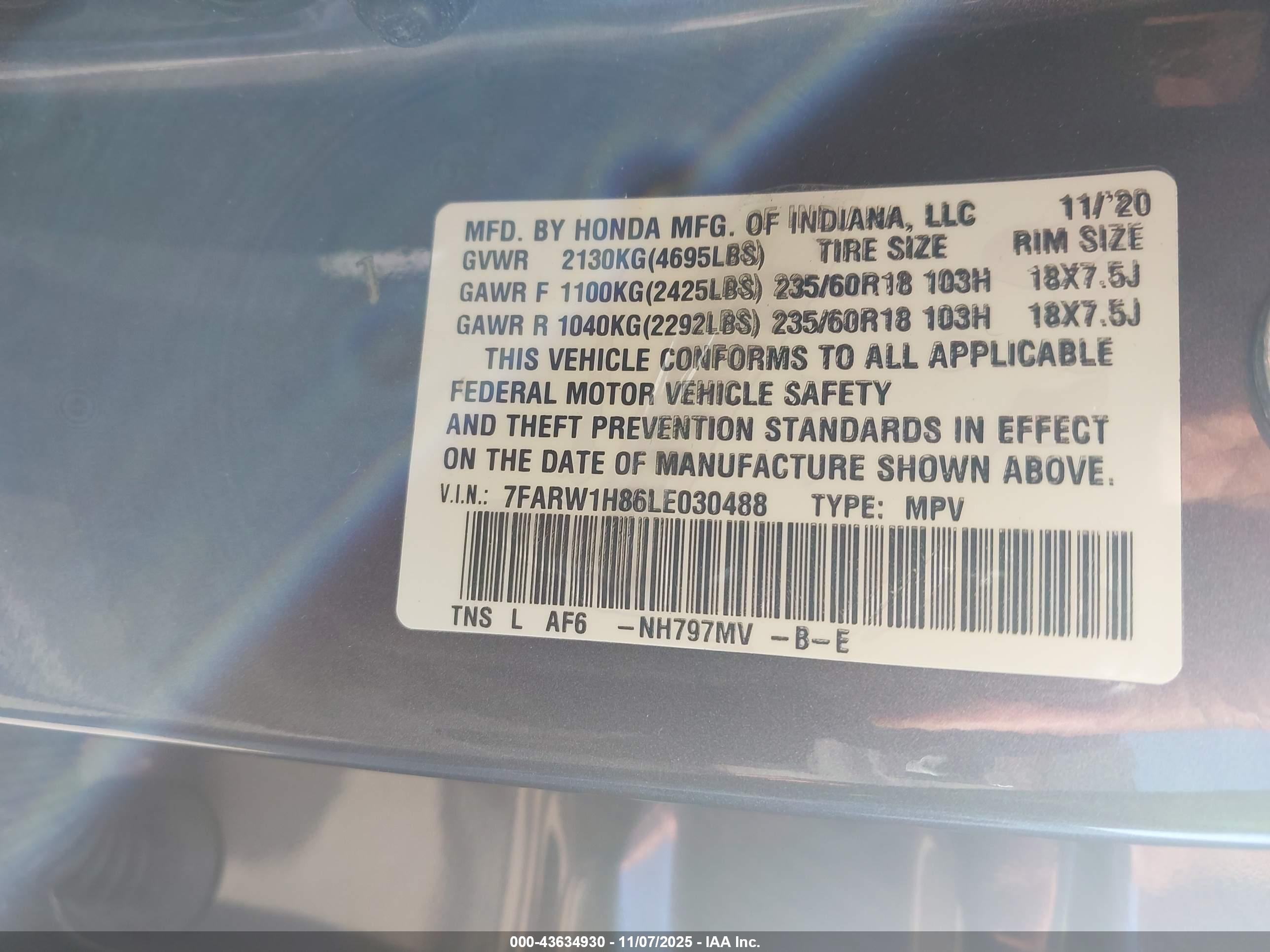 HONDA CR-V image 9