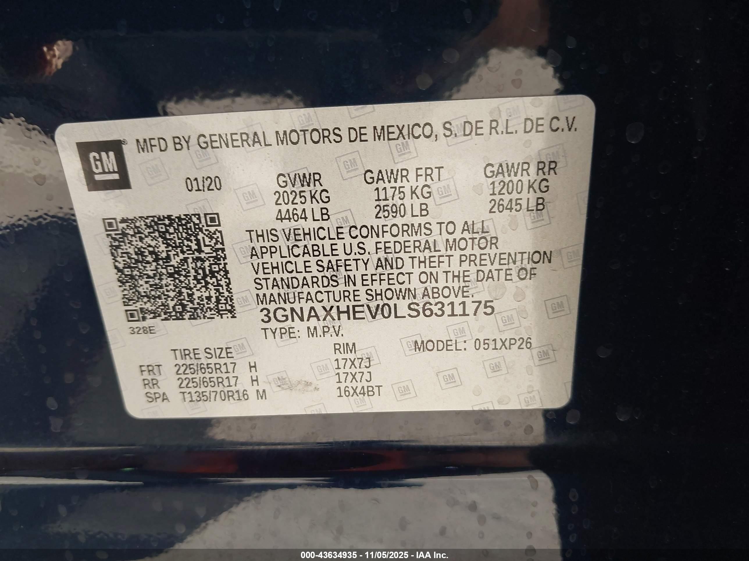 CHEVROLET EQUINOX image 9