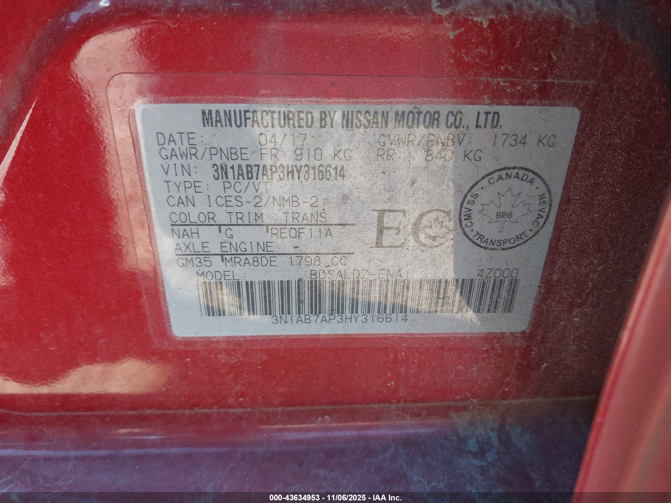 NISSAN SENTRA image 9
