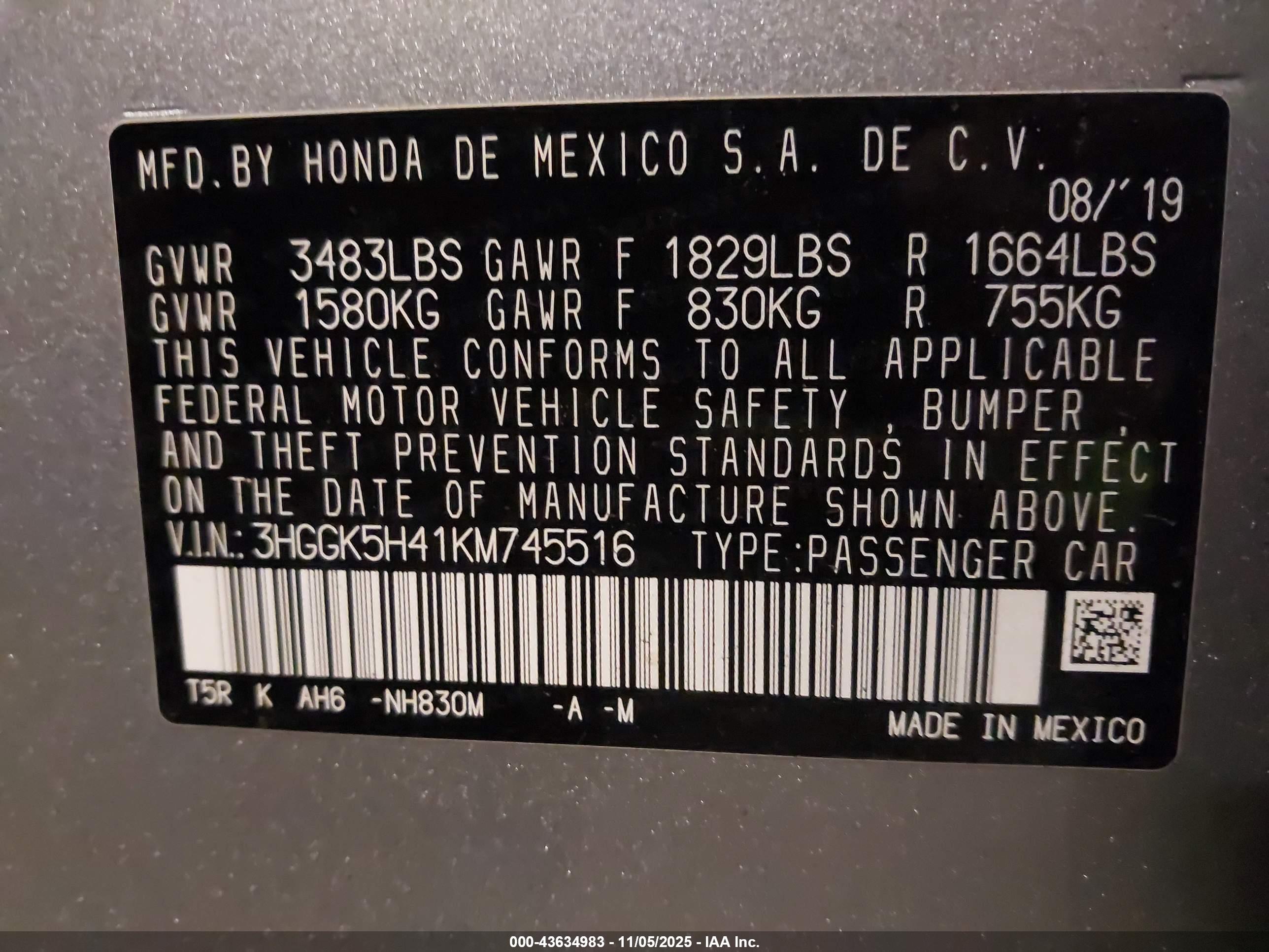 HONDA FIT image 9