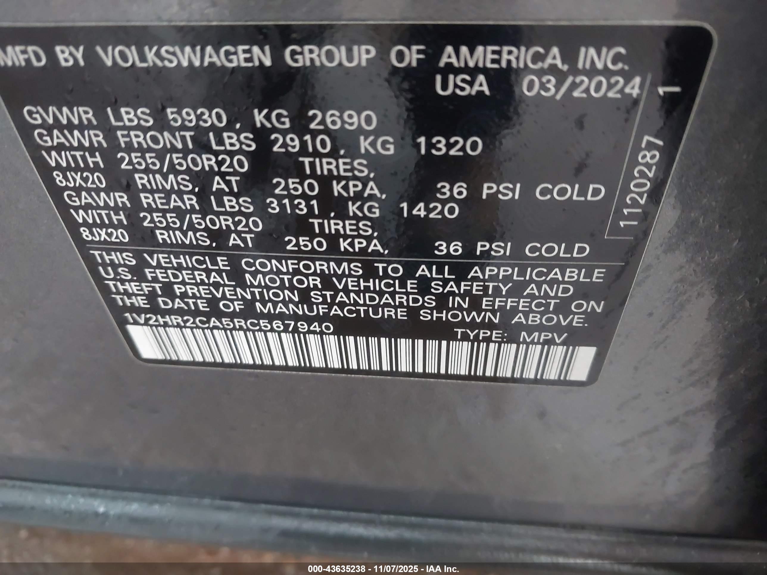 VOLKSWAGEN ATLAS image 9
