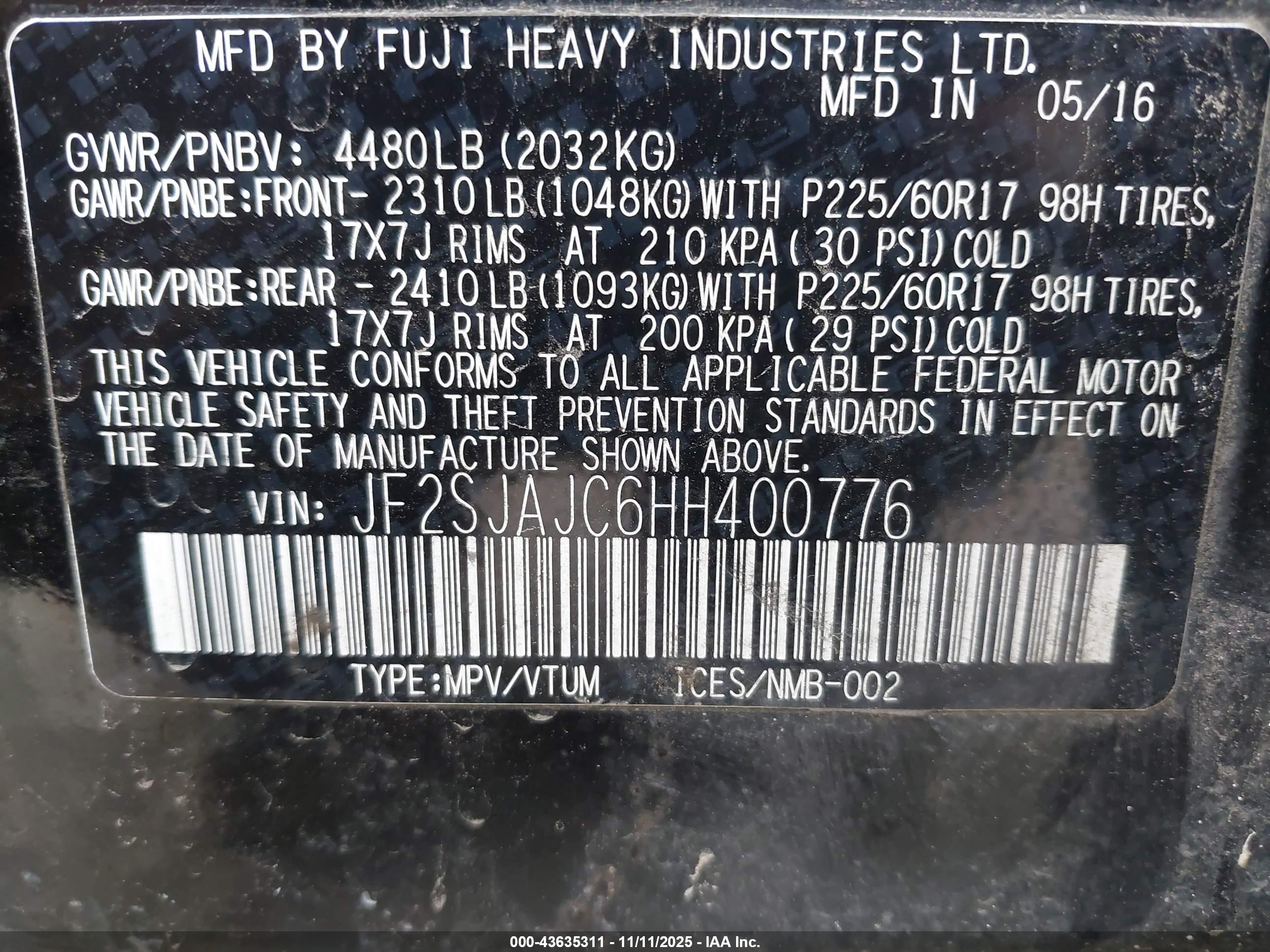SUBARU FORESTER image 9