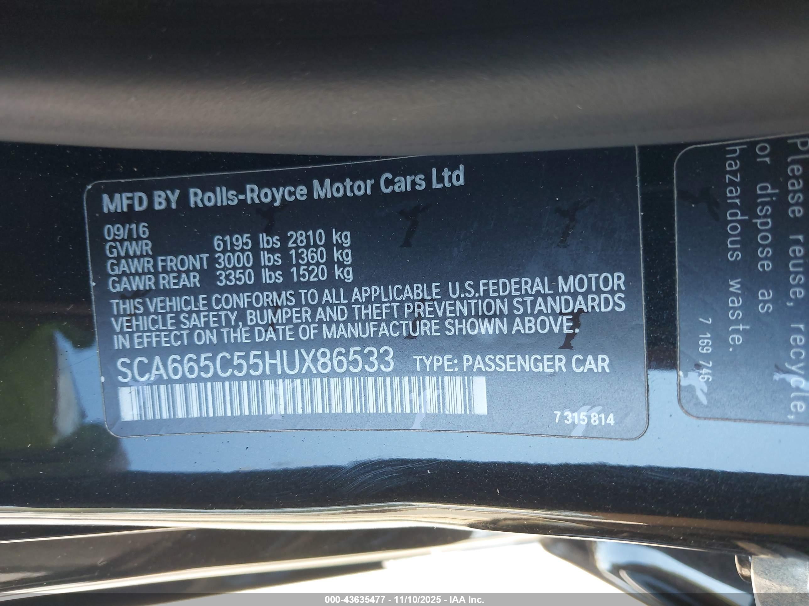 ROLLS-ROYCE WRAITH image 9