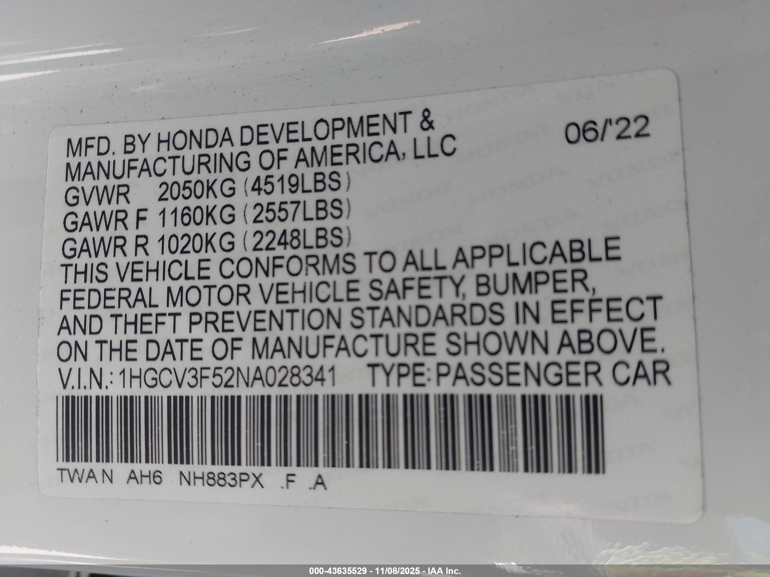 HONDA ACCORD image 9