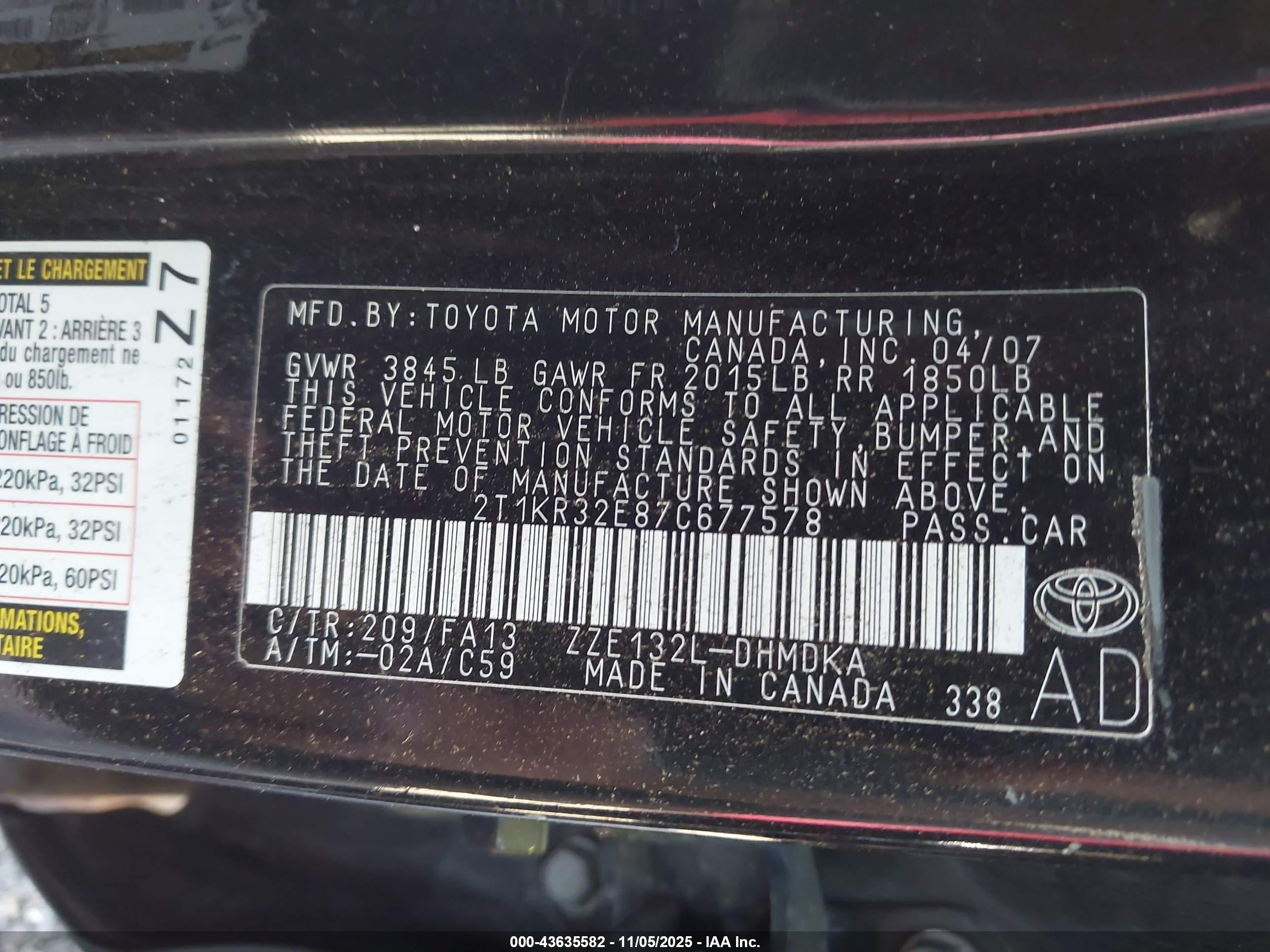 TOYOTA MATRIX image 9
