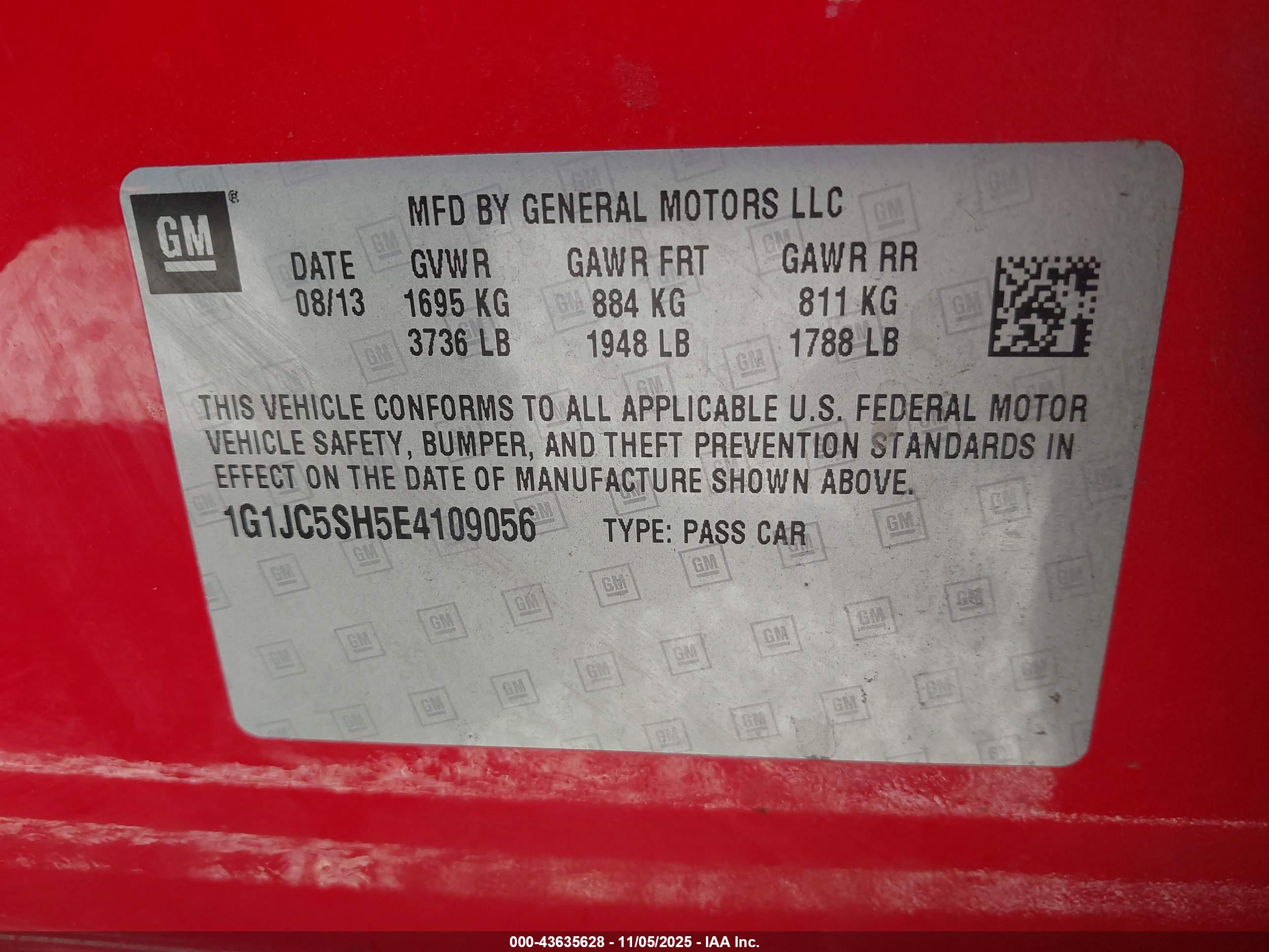 CHEVROLET SONIC image 9