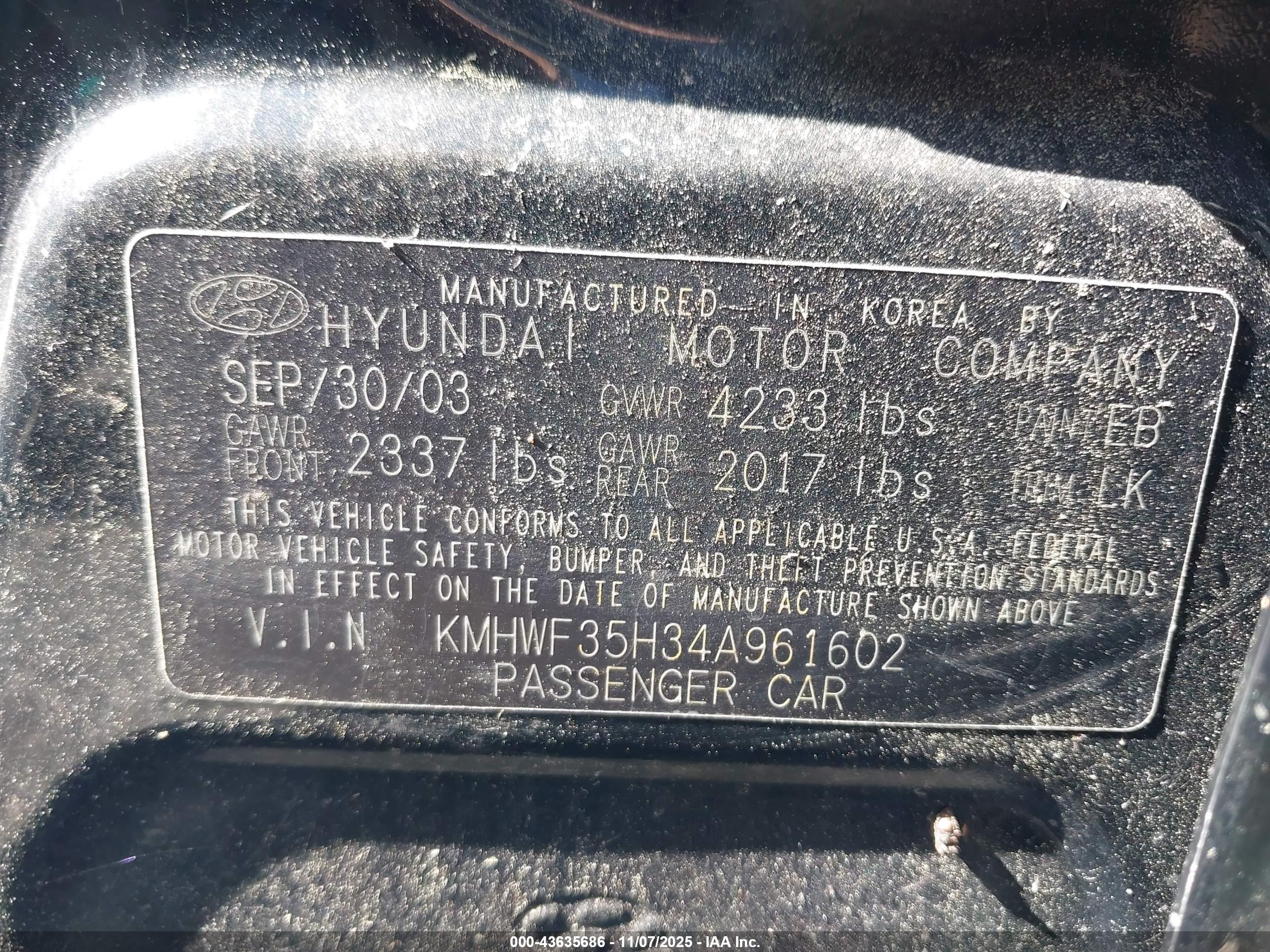 HYUNDAI SONATA image 9
