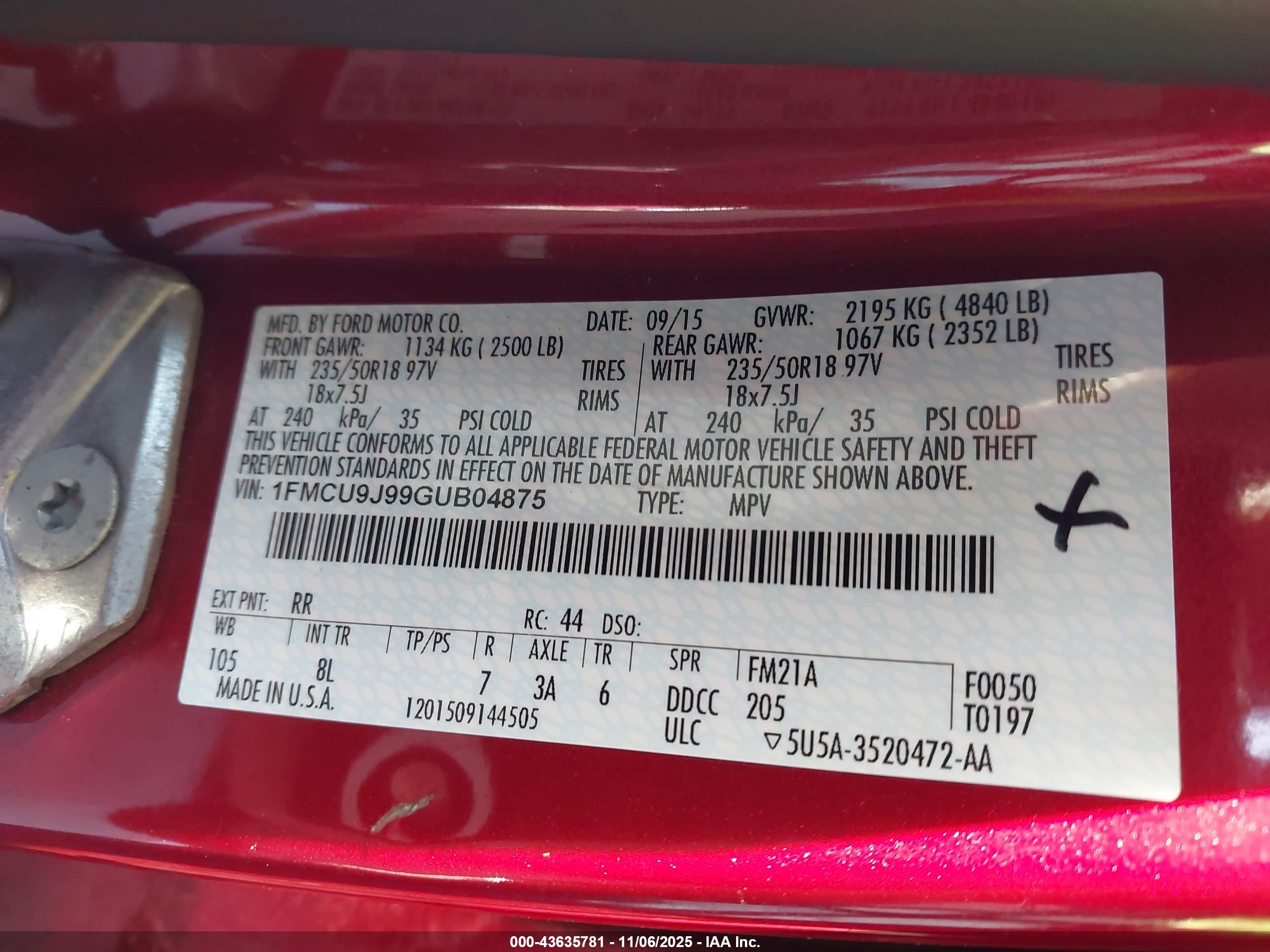 FORD ESCAPE image 9