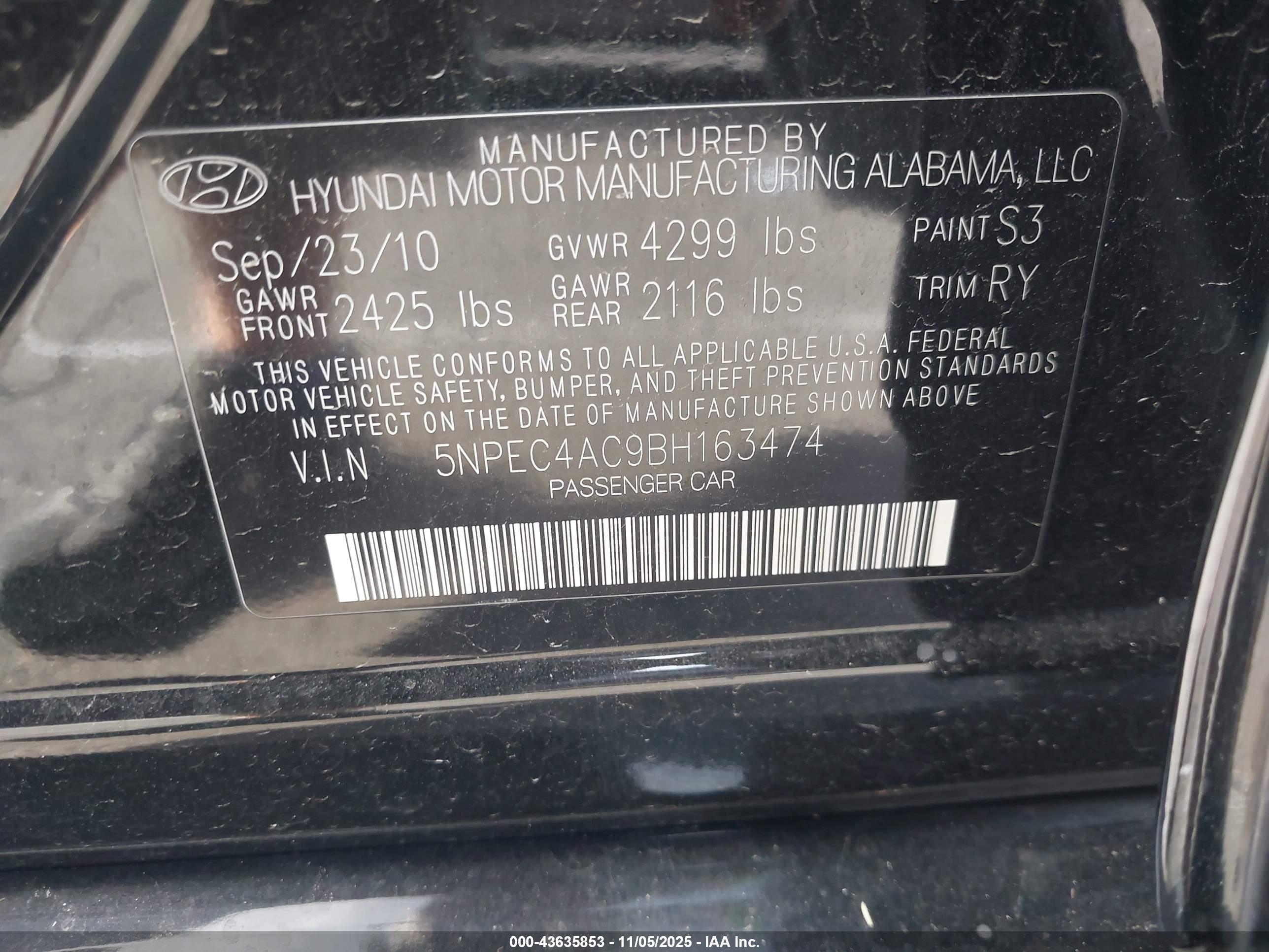 HYUNDAI SONATA image 9
