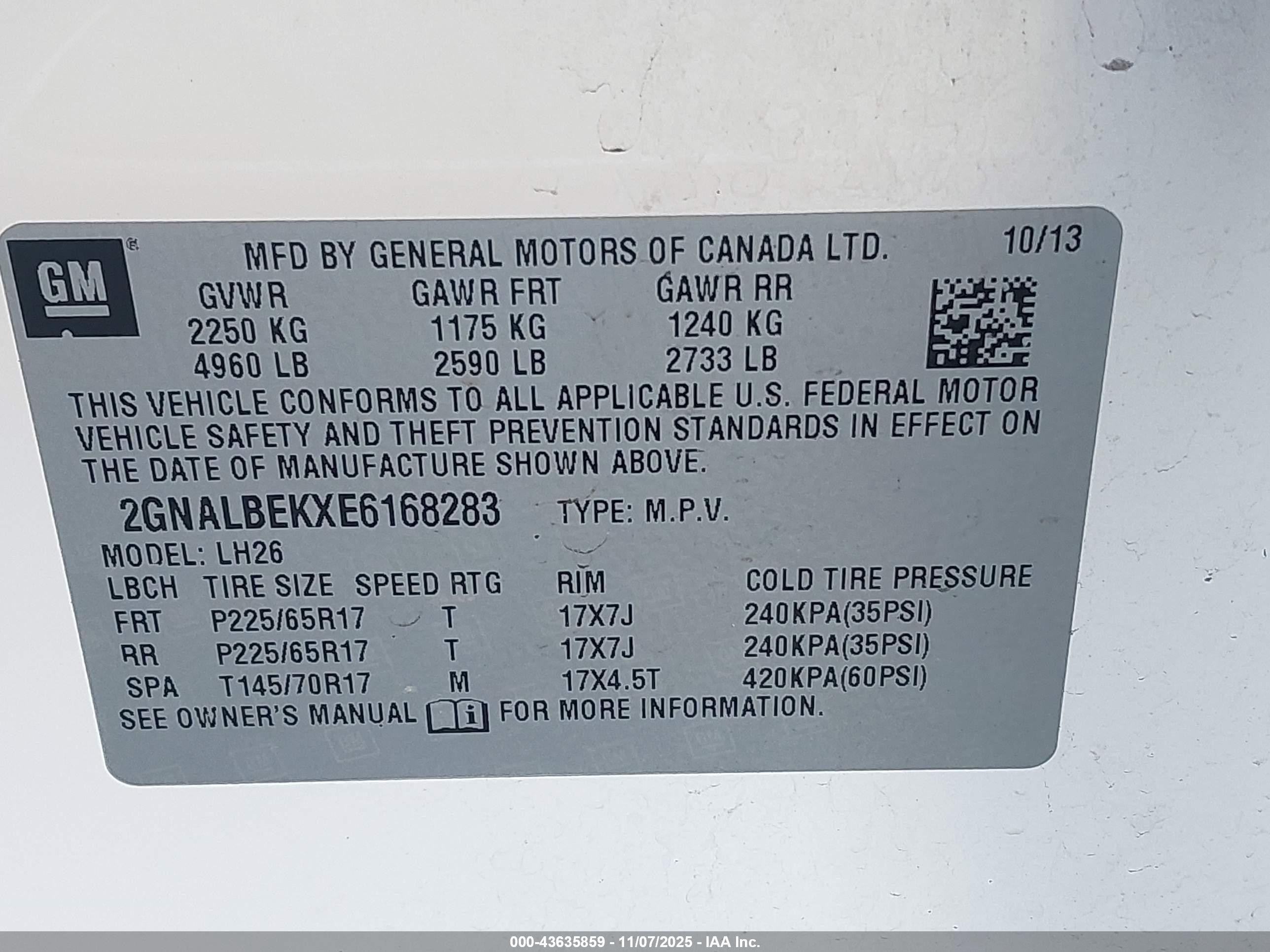 CHEVROLET EQUINOX image 9
