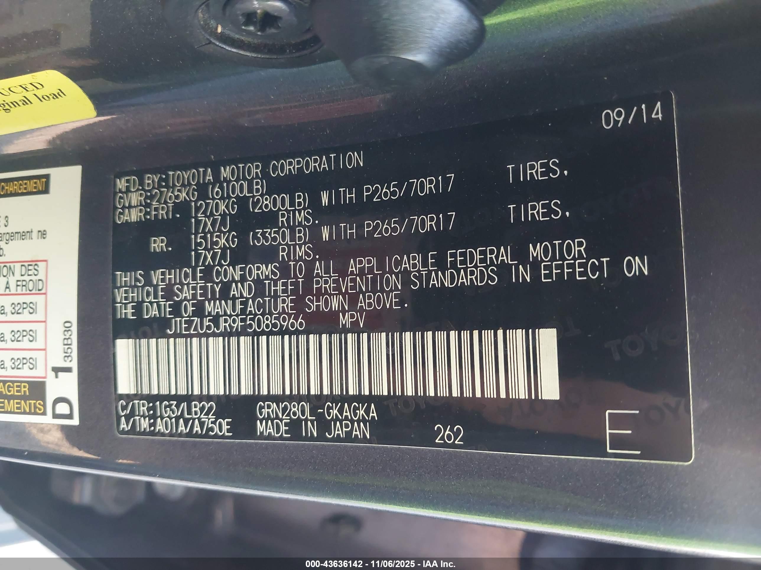 TOYOTA 4RUNNER image 9