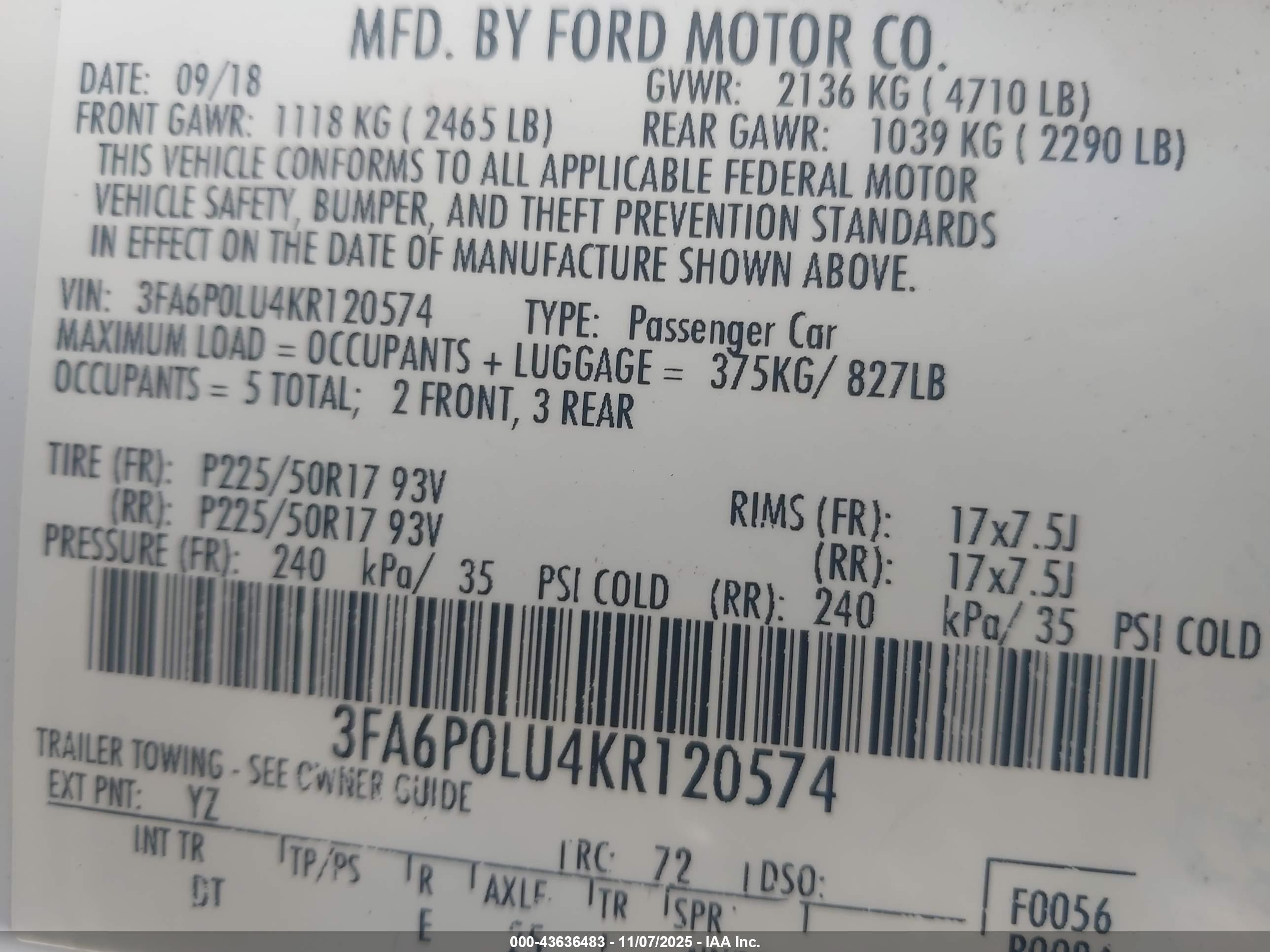 FORD FUSION image 9