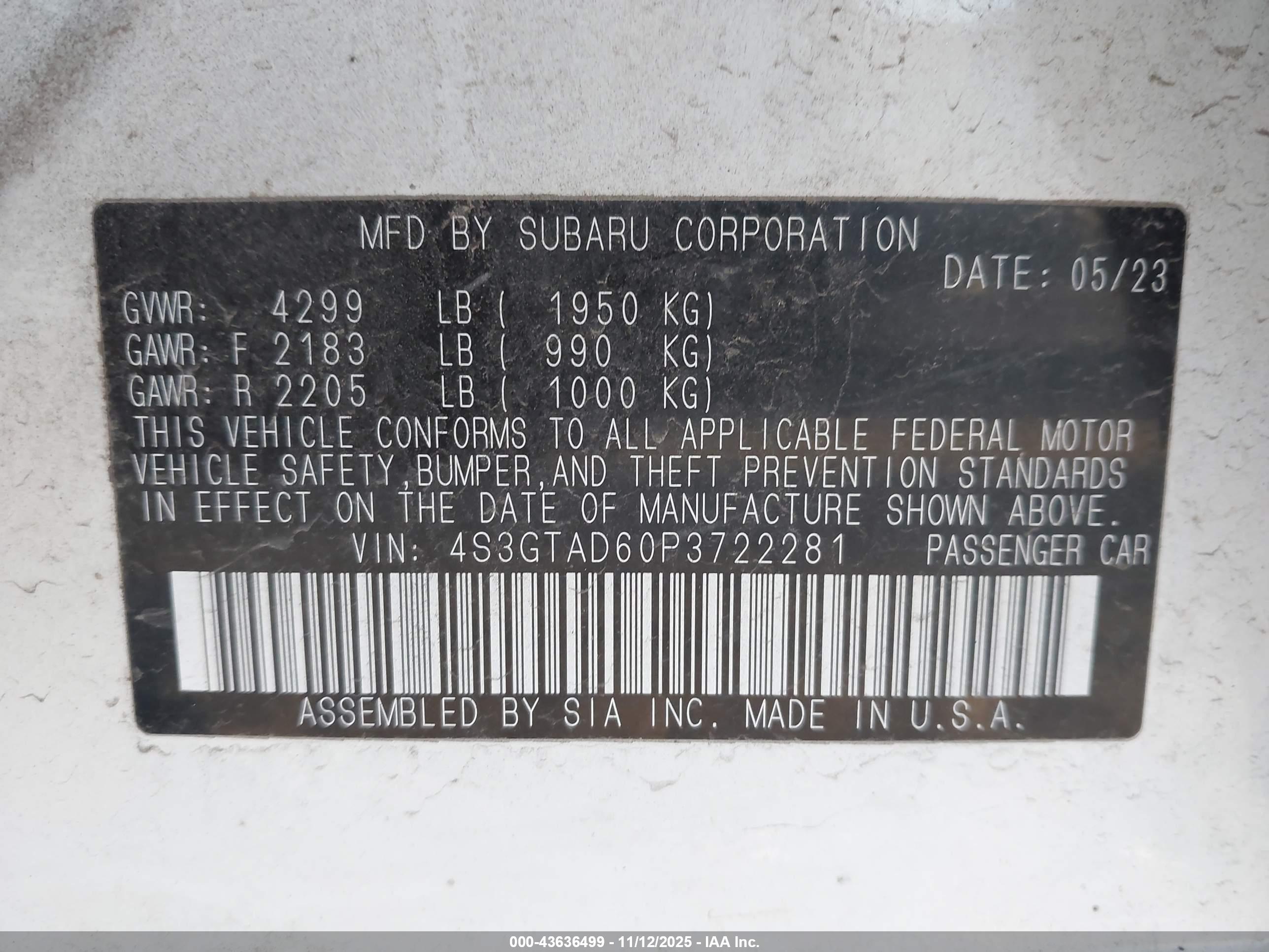 SUBARU IMPREZA image 9