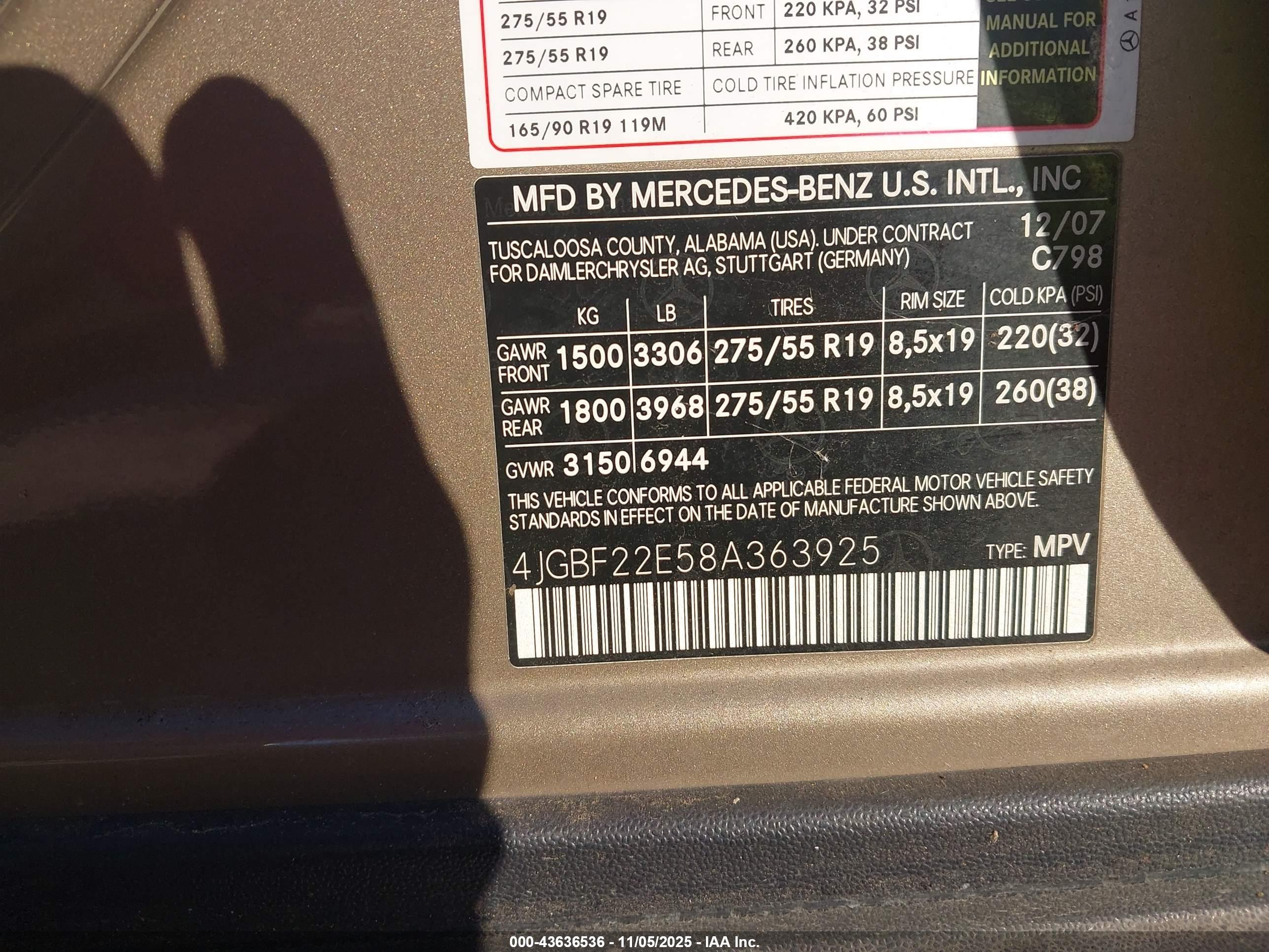 MERCEDES-BENZ GL image 9