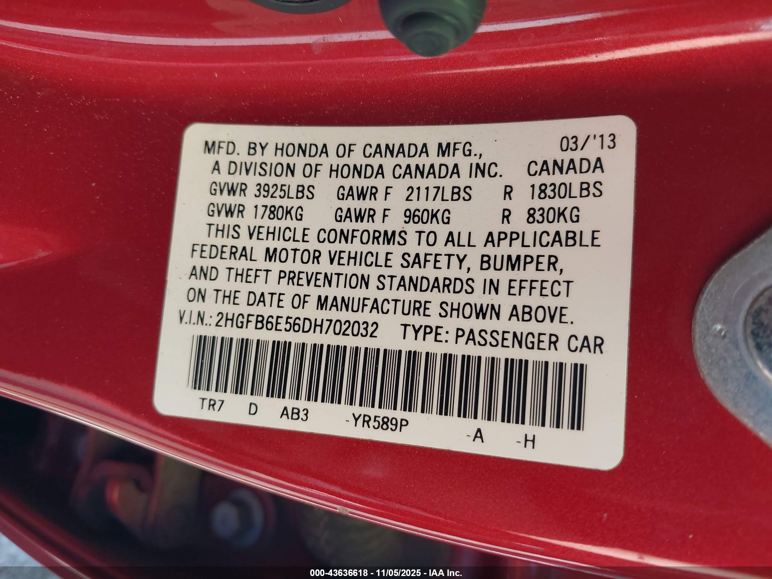 HONDA CIVIC image 9