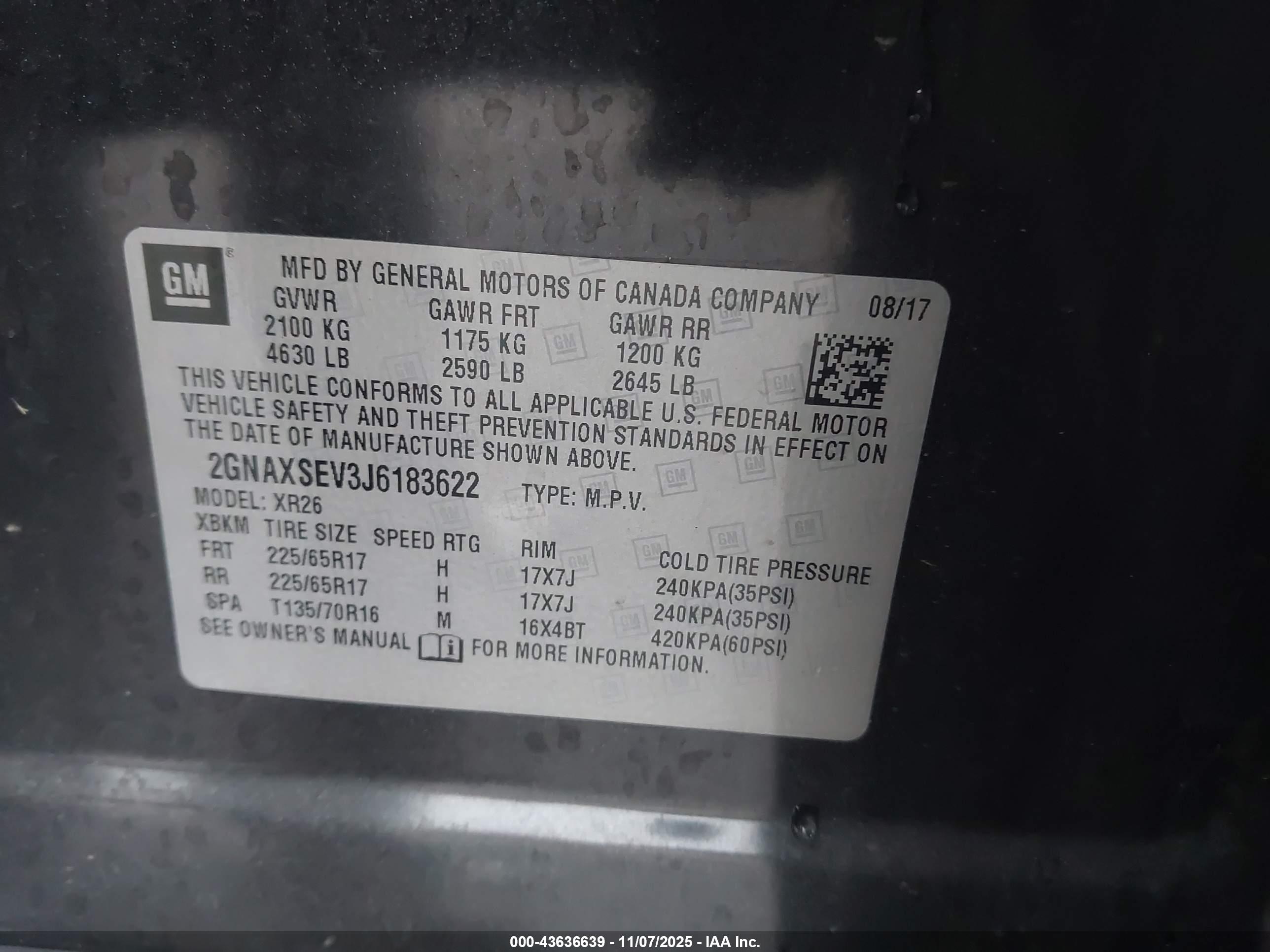 CHEVROLET EQUINOX image 9