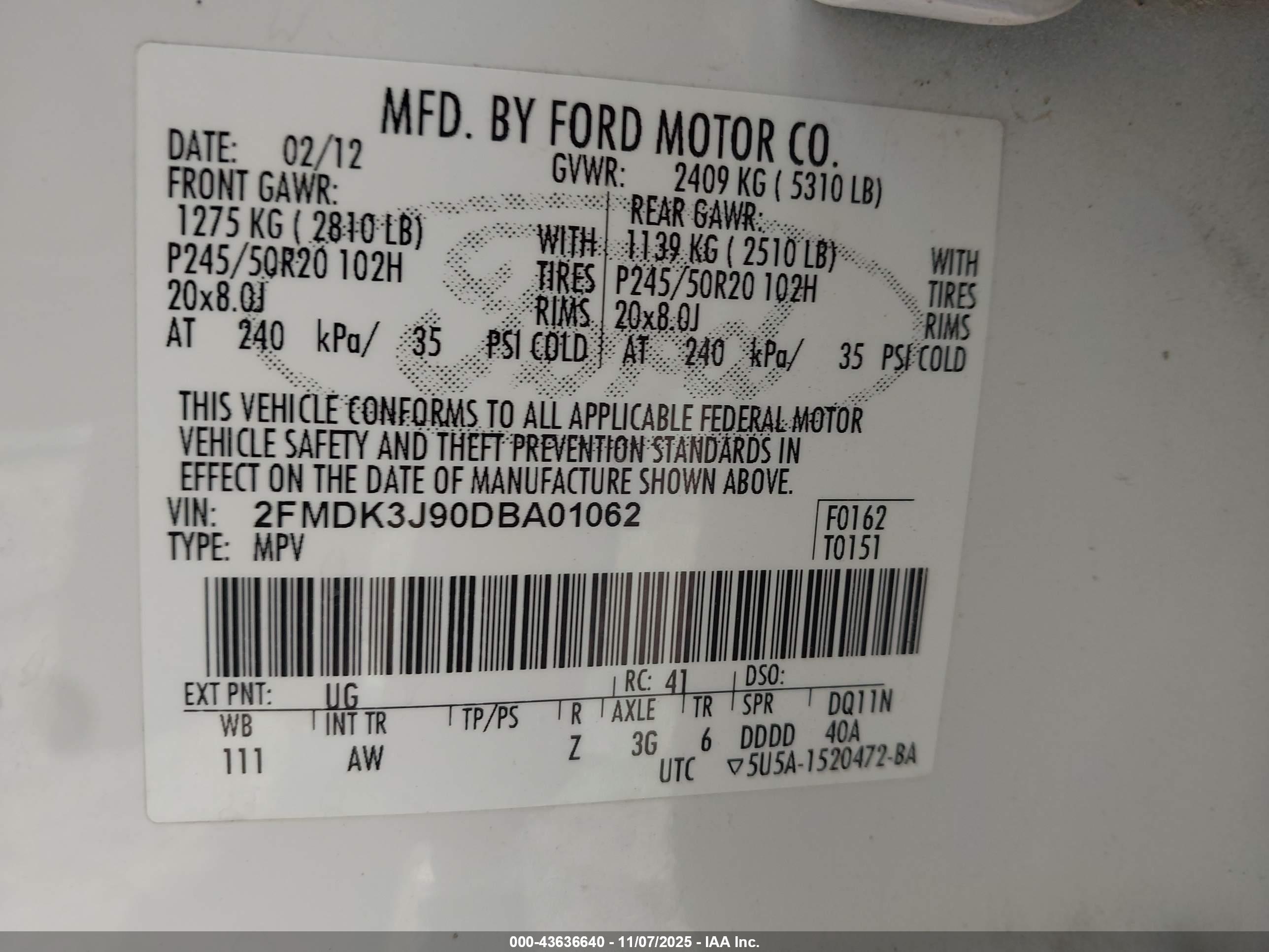 FORD EDGE image 9
