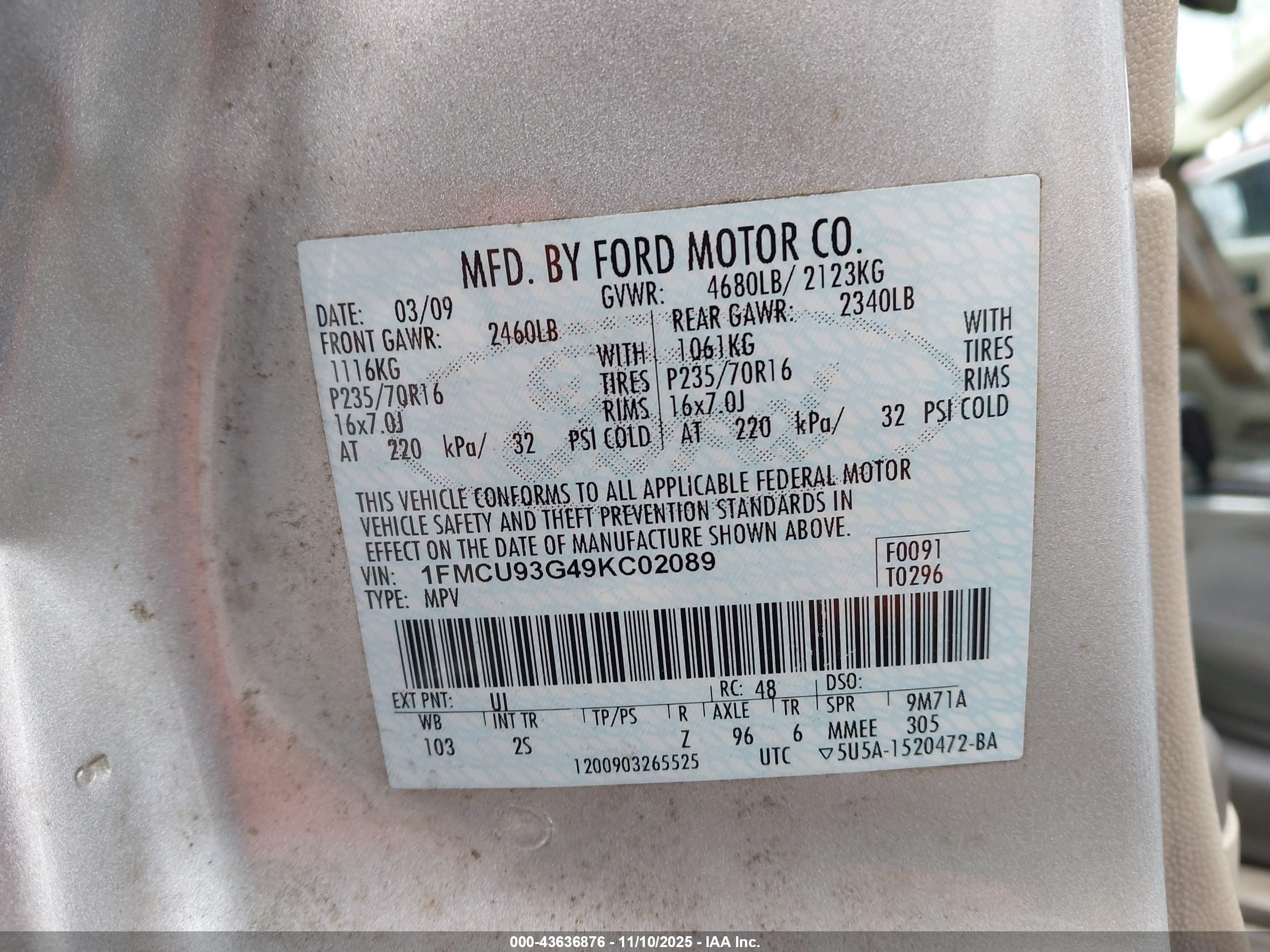 FORD ESCAPE image 9
