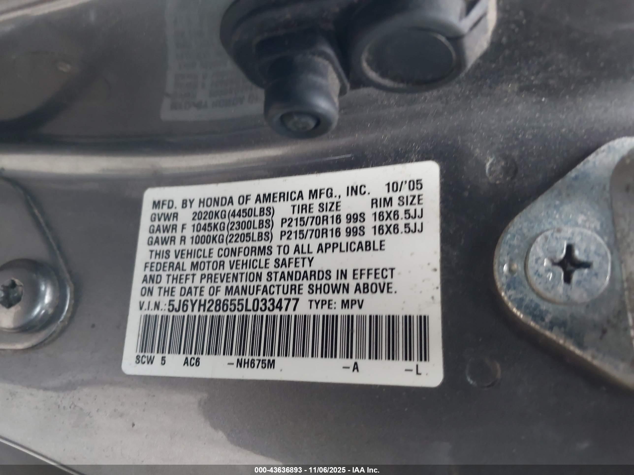 HONDA ELEMENT image 9