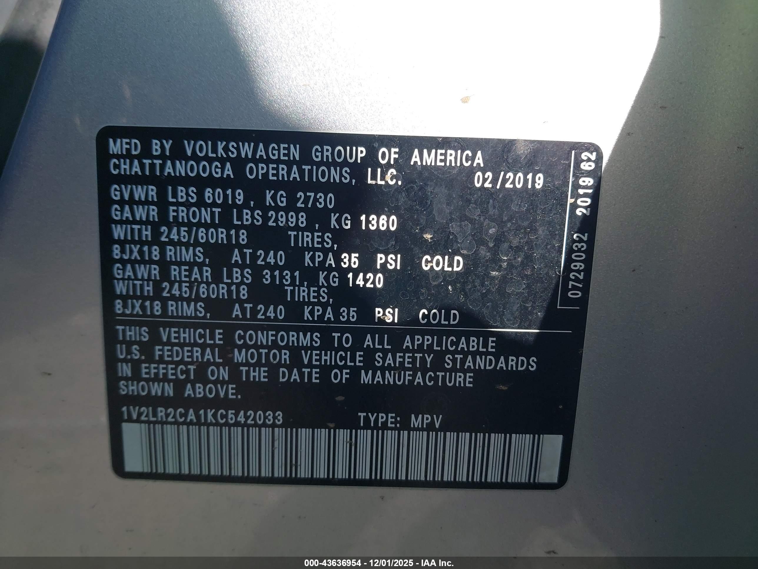 VOLKSWAGEN ATLAS image 9