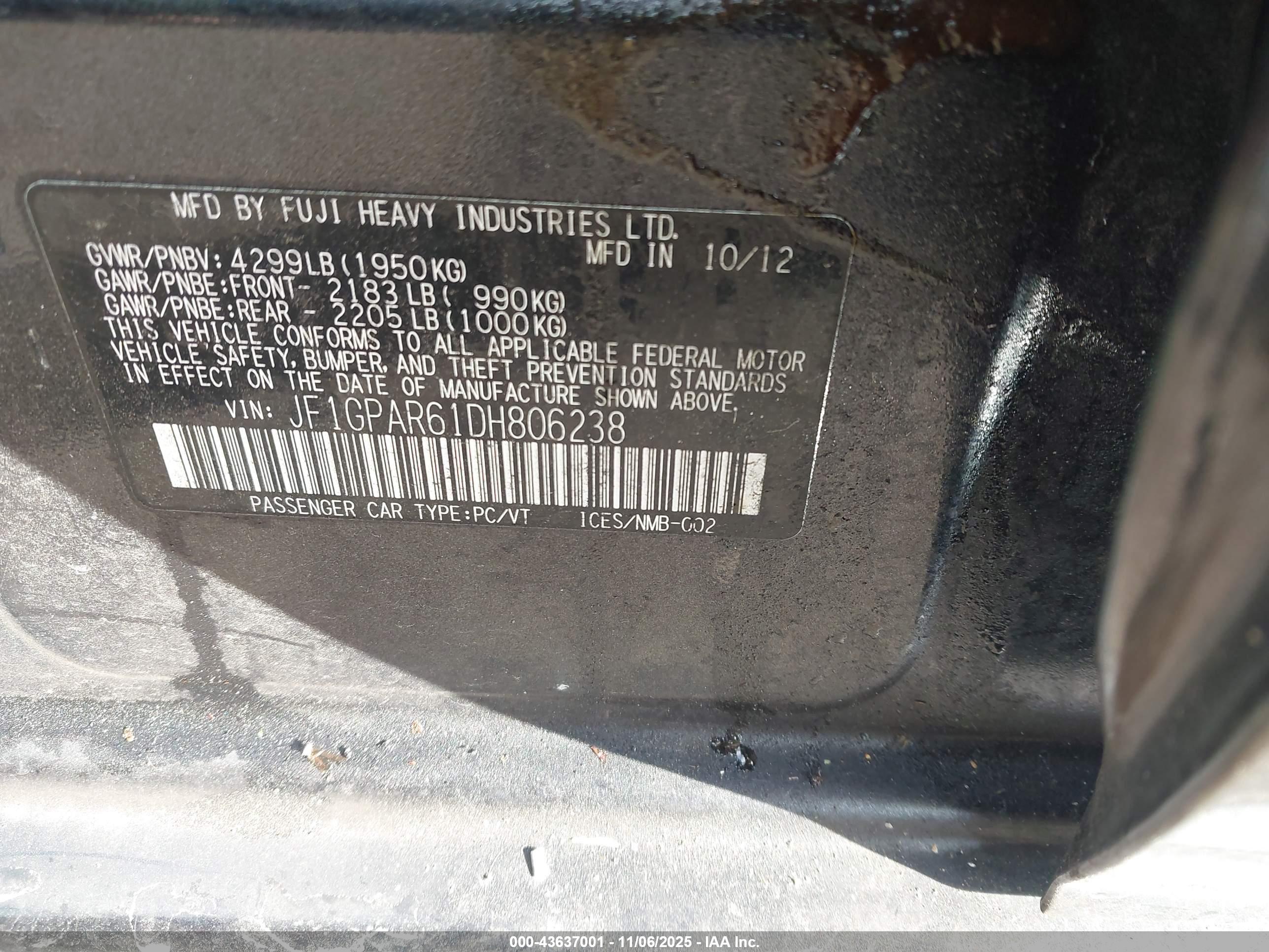 SUBARU IMPREZA image 9