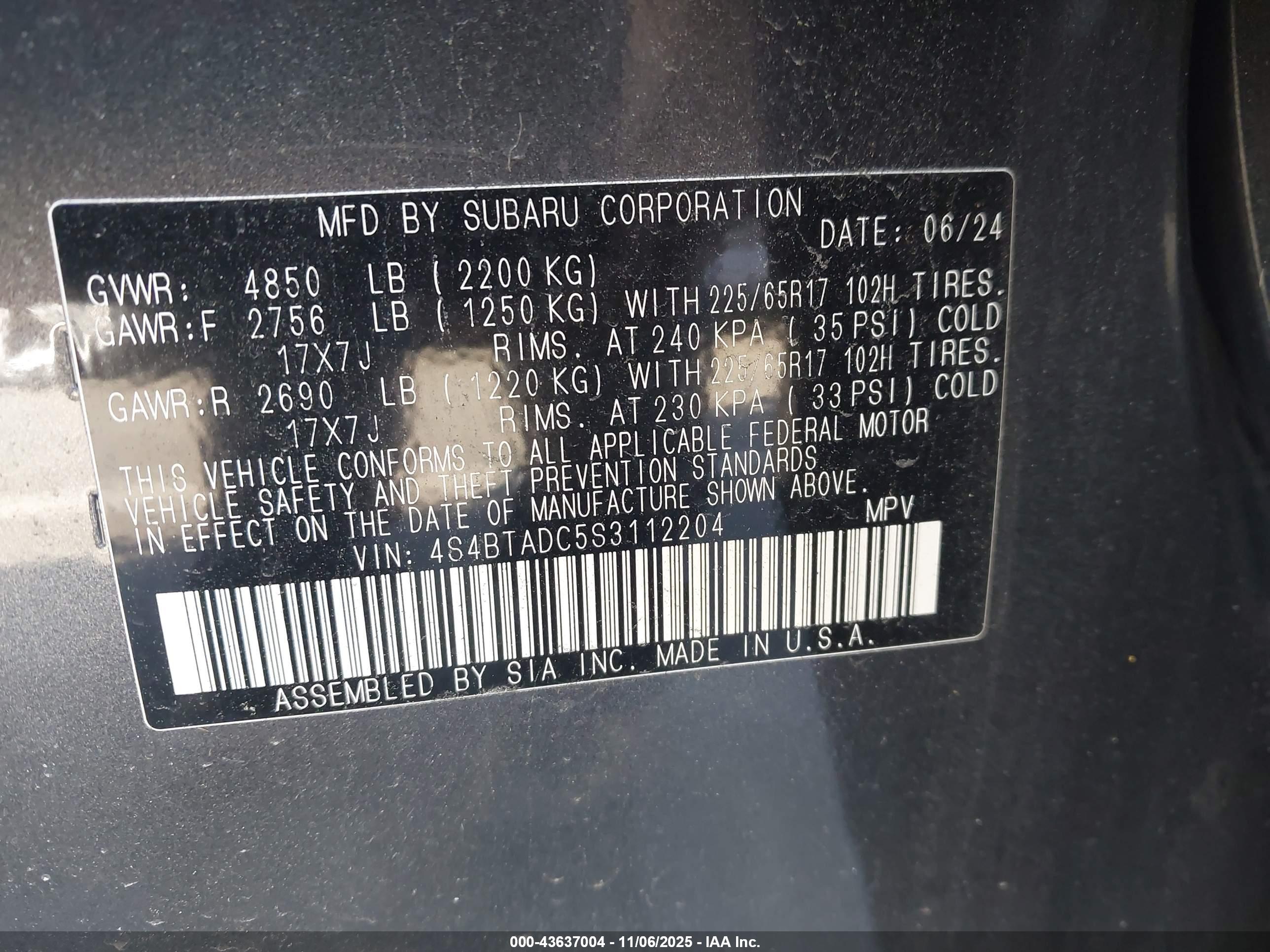 SUBARU OUTBACK image 9