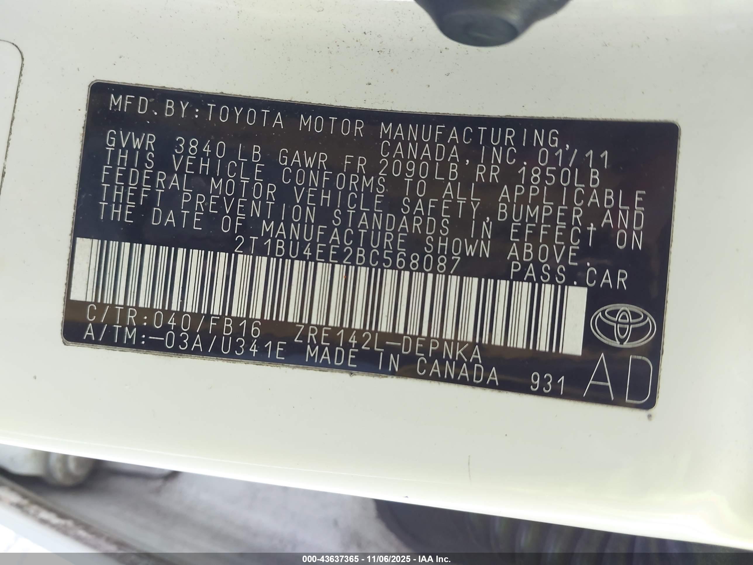 TOYOTA COROLLA image 9