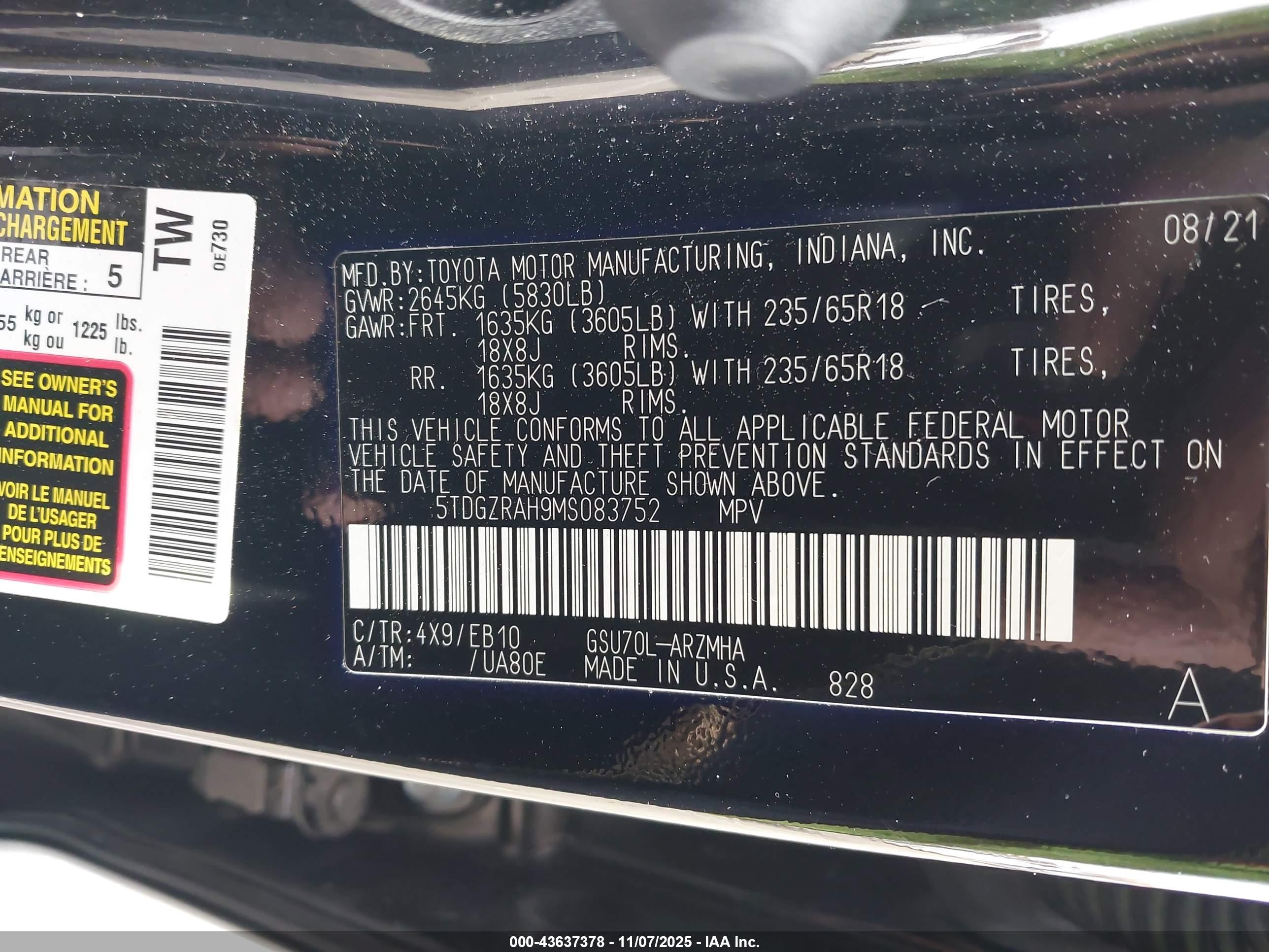 TOYOTA HIGHLANDER image 9