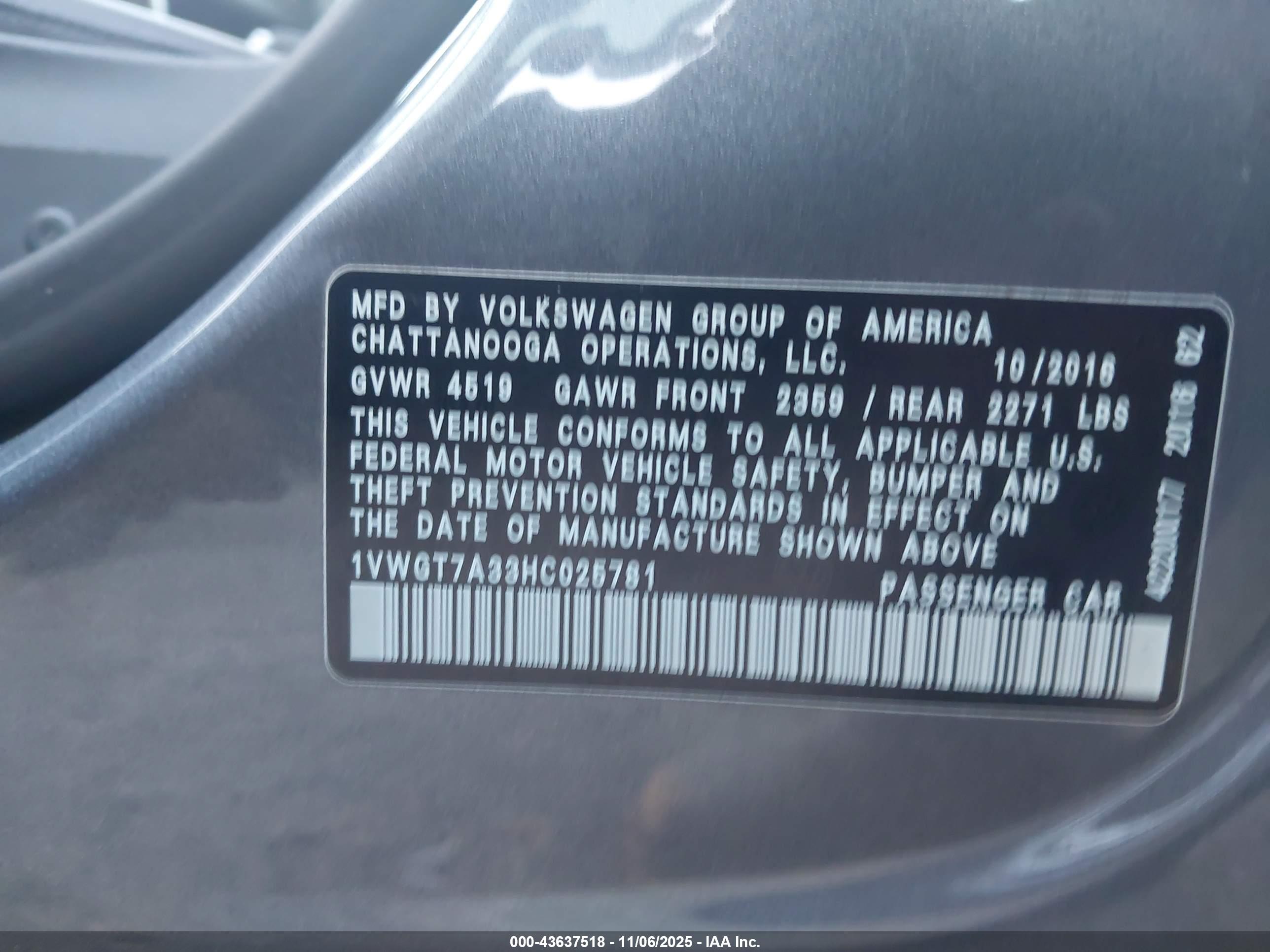 VOLKSWAGEN PASSAT image 9