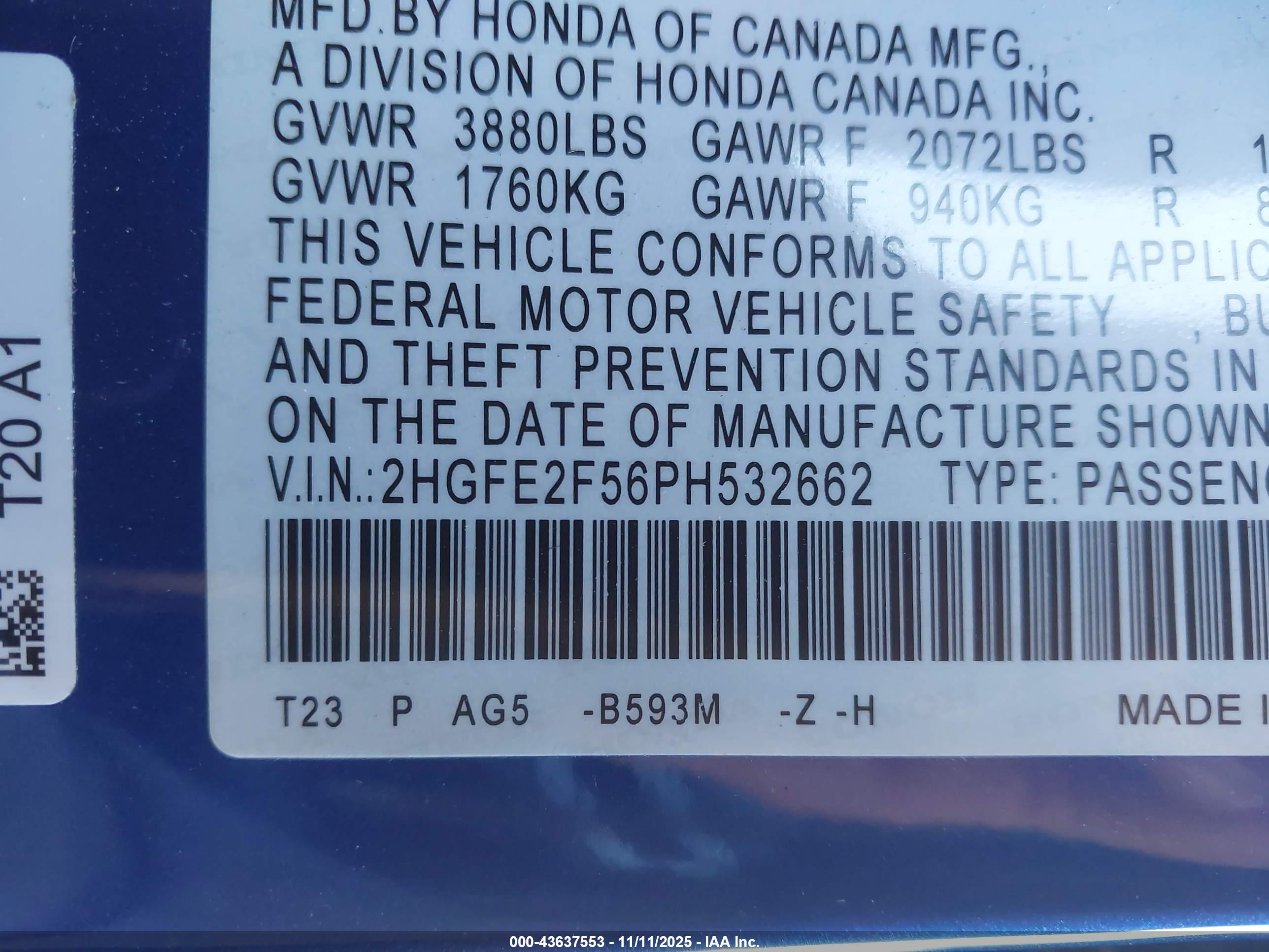 HONDA CIVIC image 9