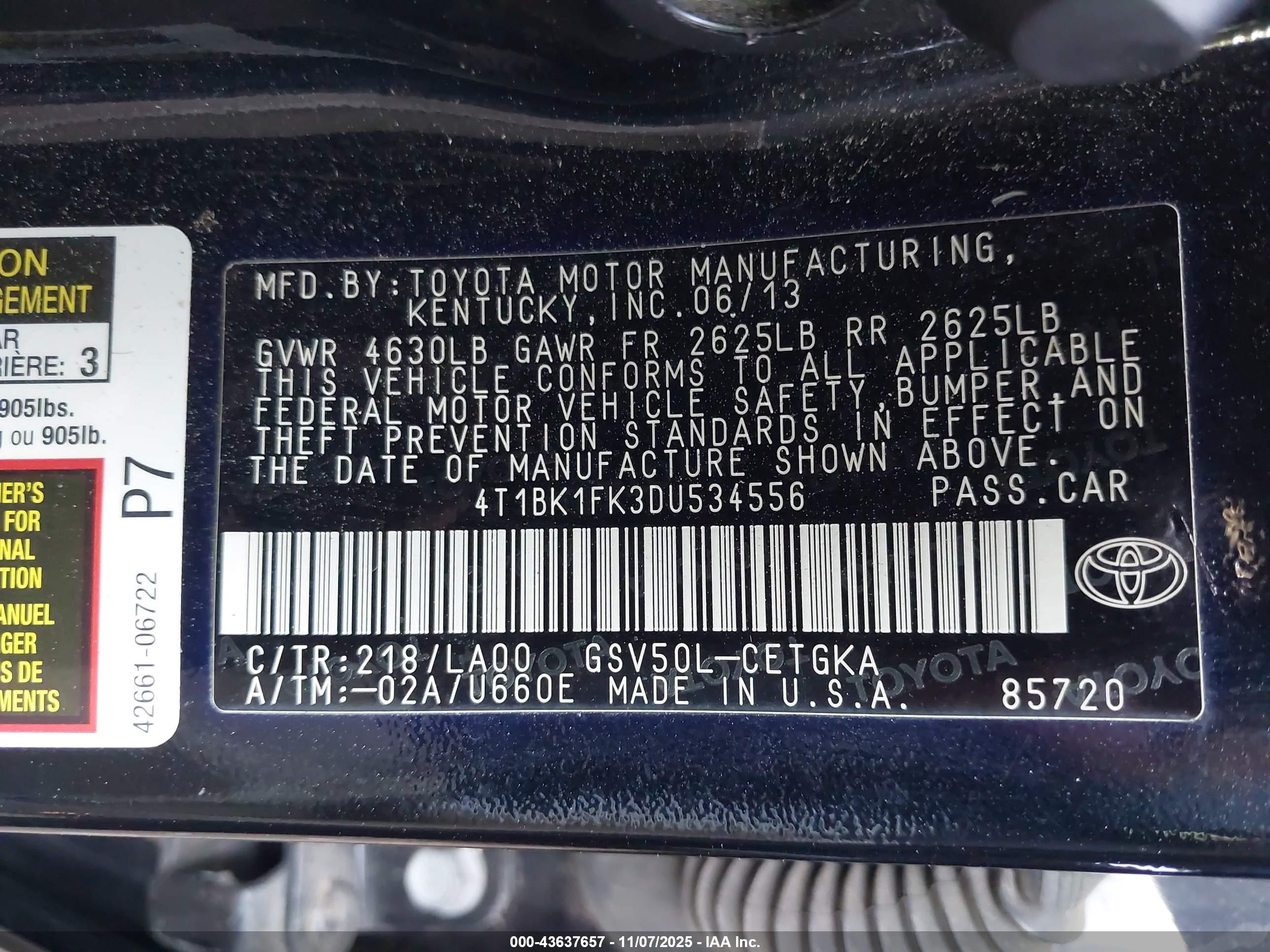 TOYOTA CAMRY image 9