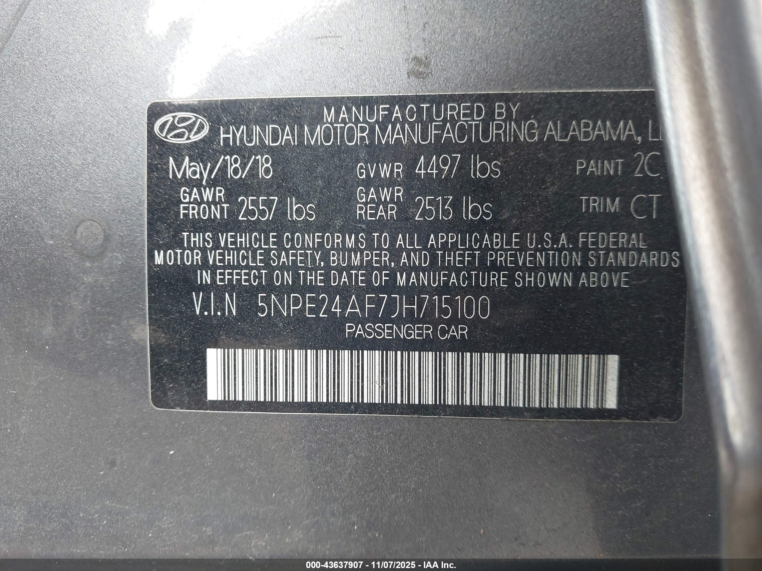 HYUNDAI SONATA image 9