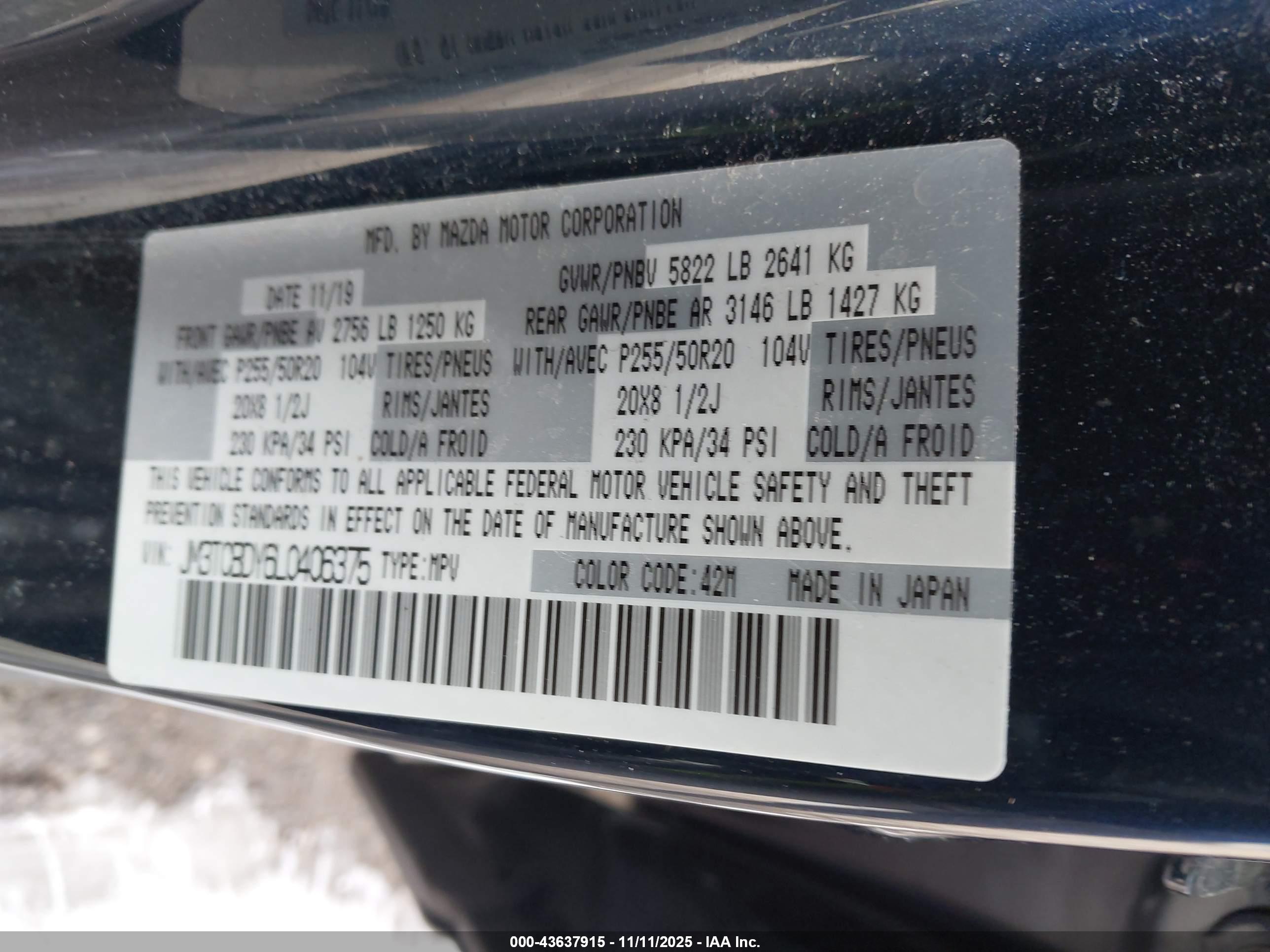 MAZDA CX-9 image 9