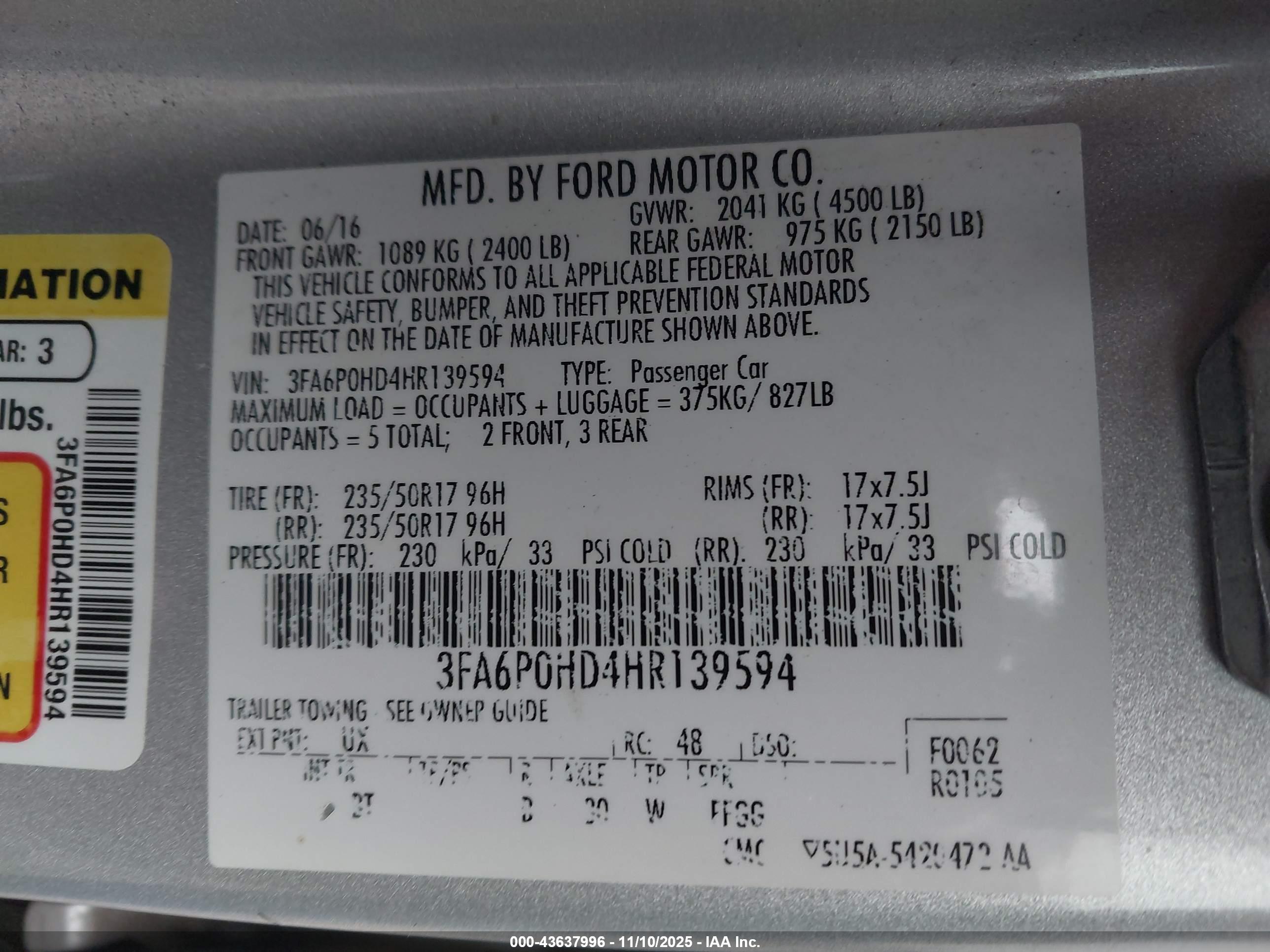 FORD FUSION image 9