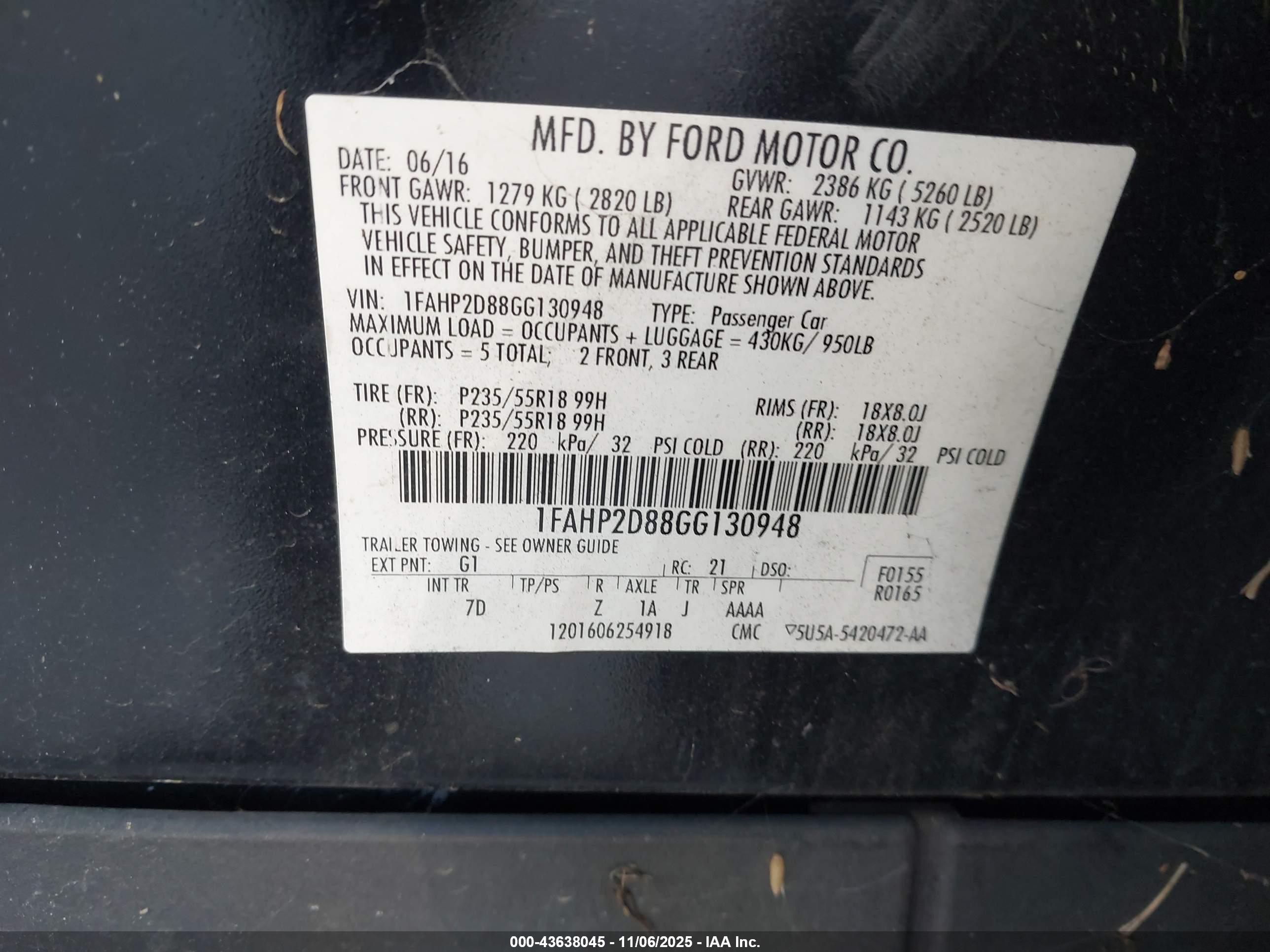 FORD TAURUS image 9