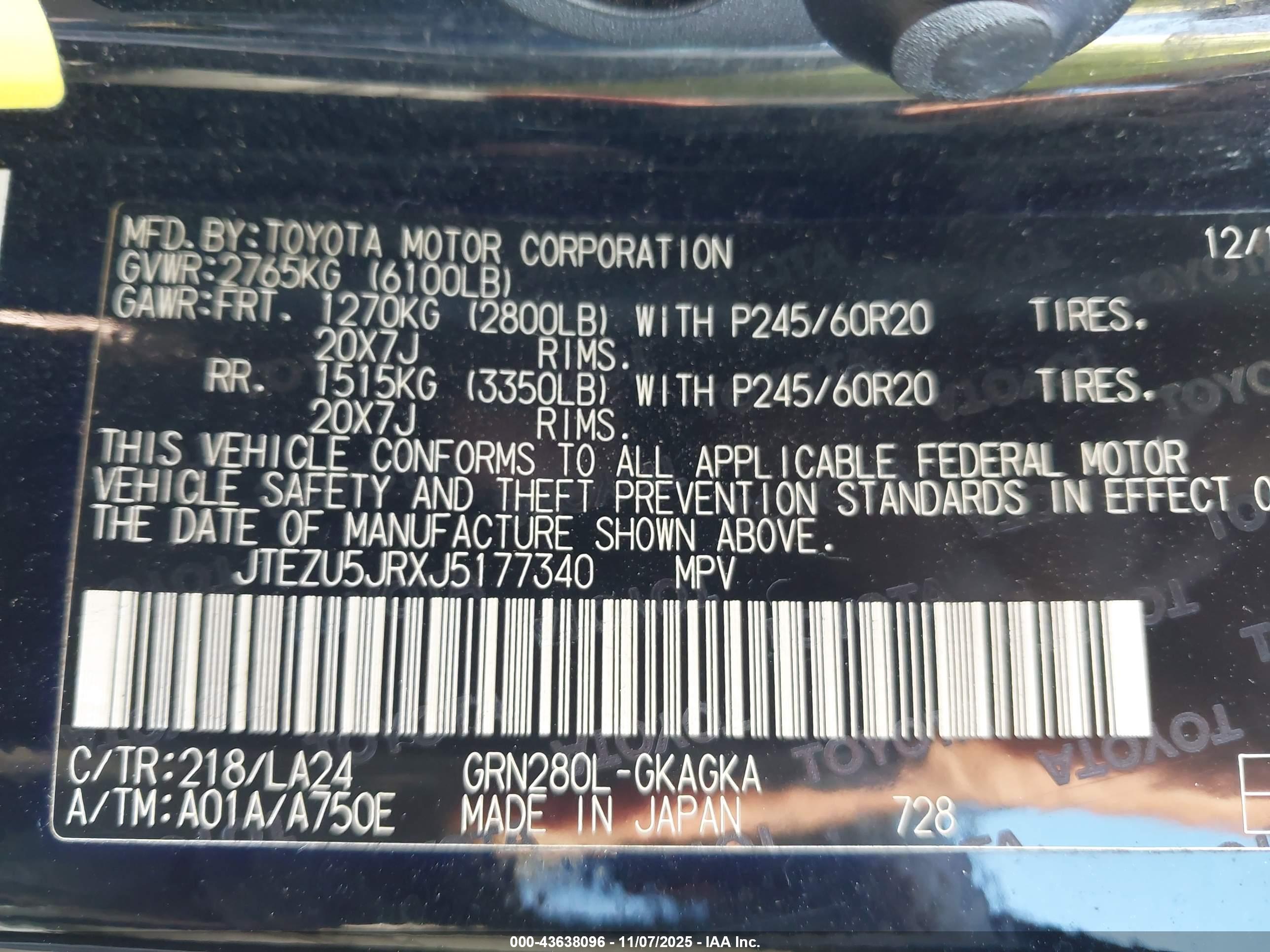 TOYOTA 4RUNNER image 9
