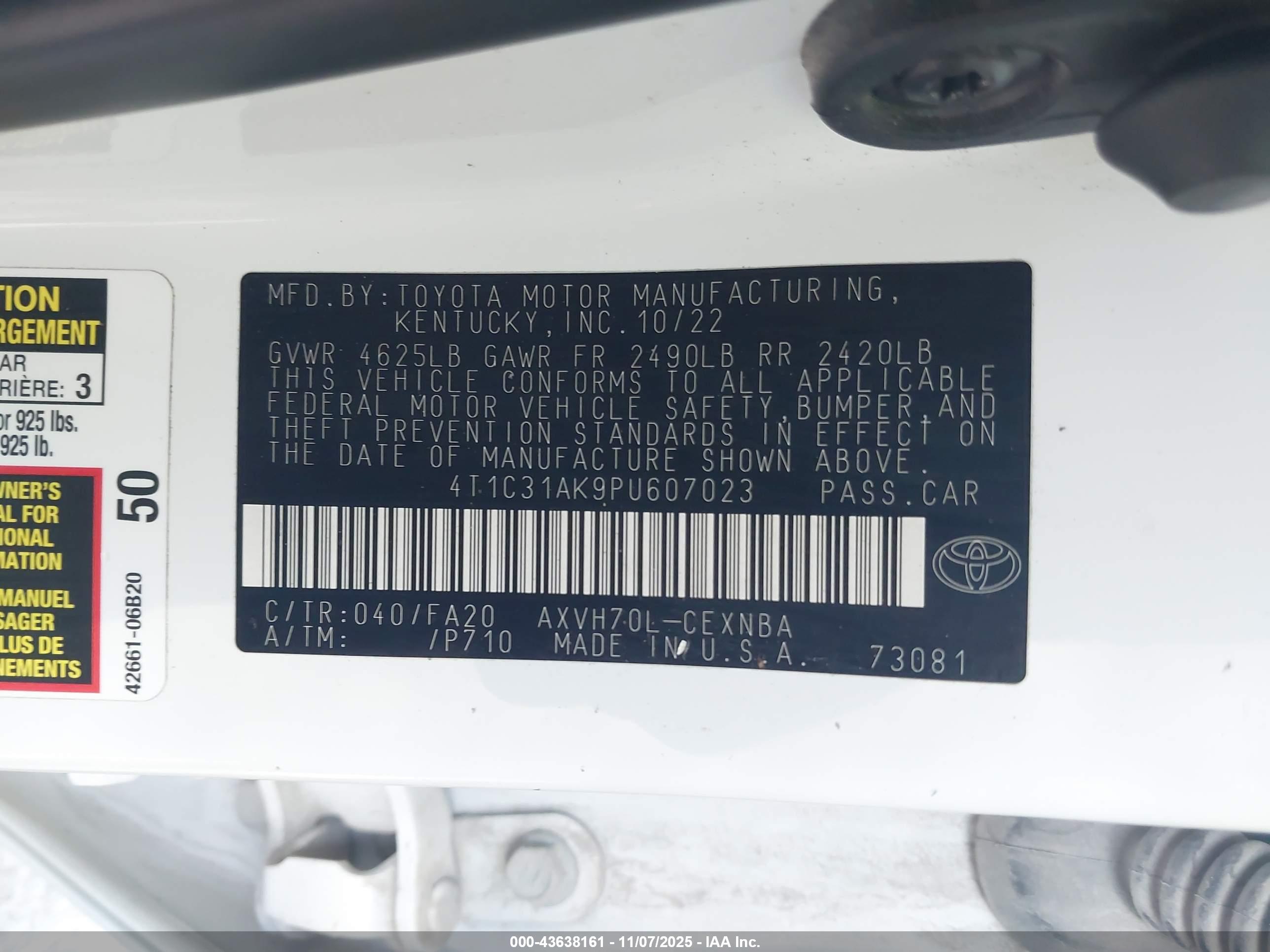 TOYOTA CAMRY image 9