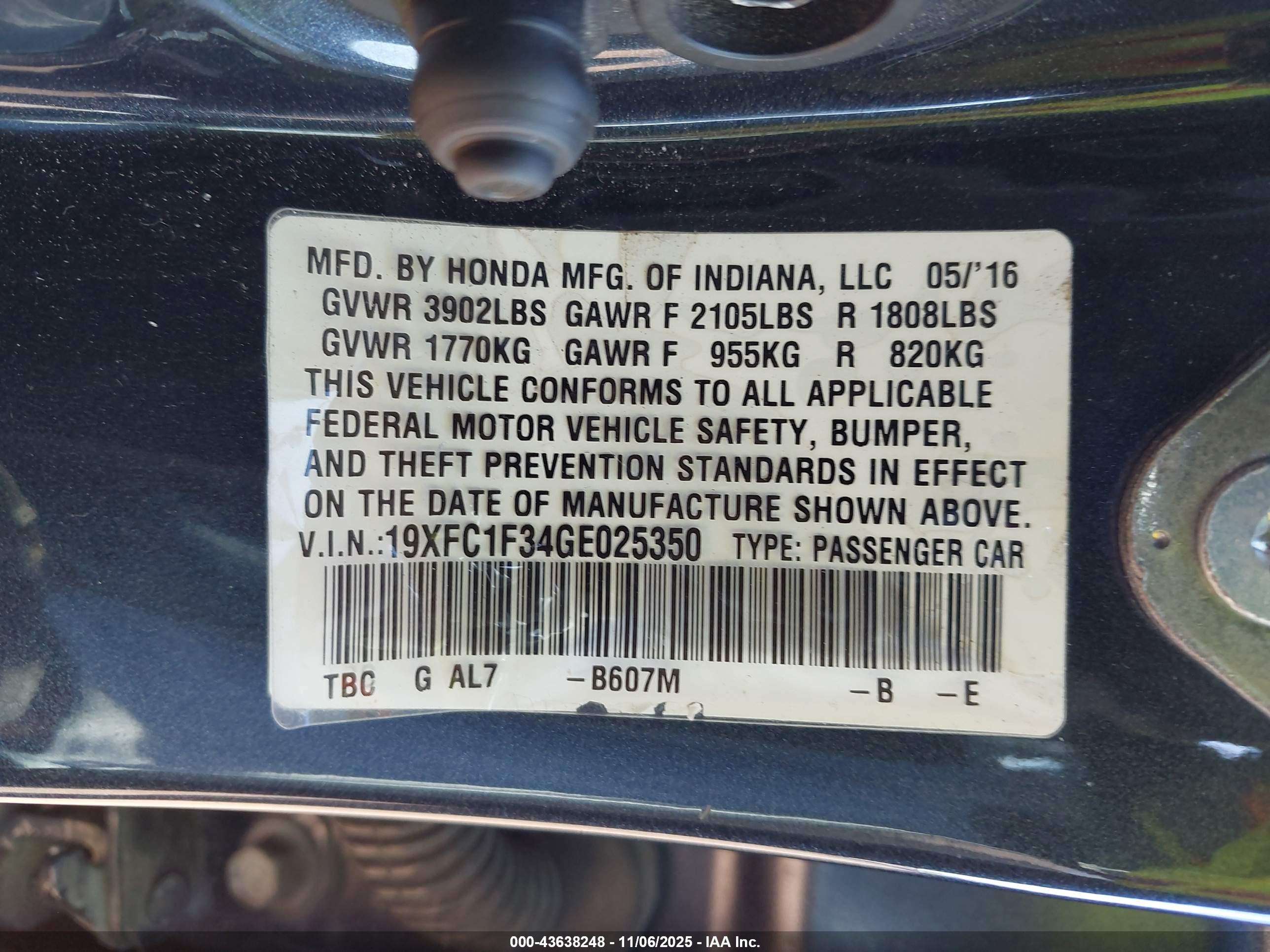 HONDA CIVIC image 9