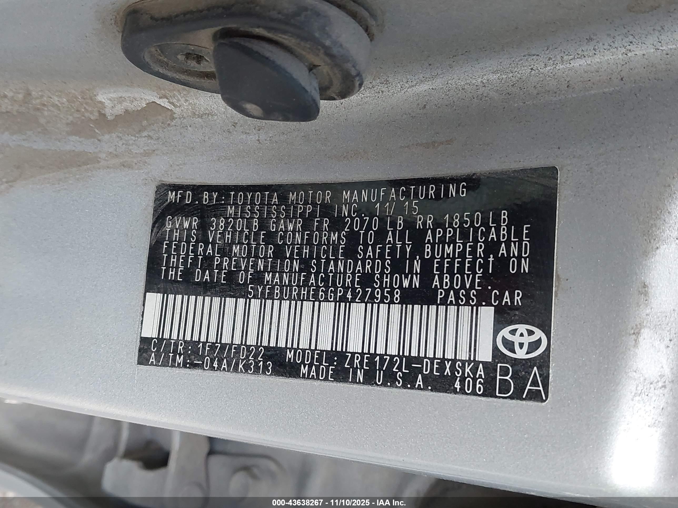 TOYOTA COROLLA image 9