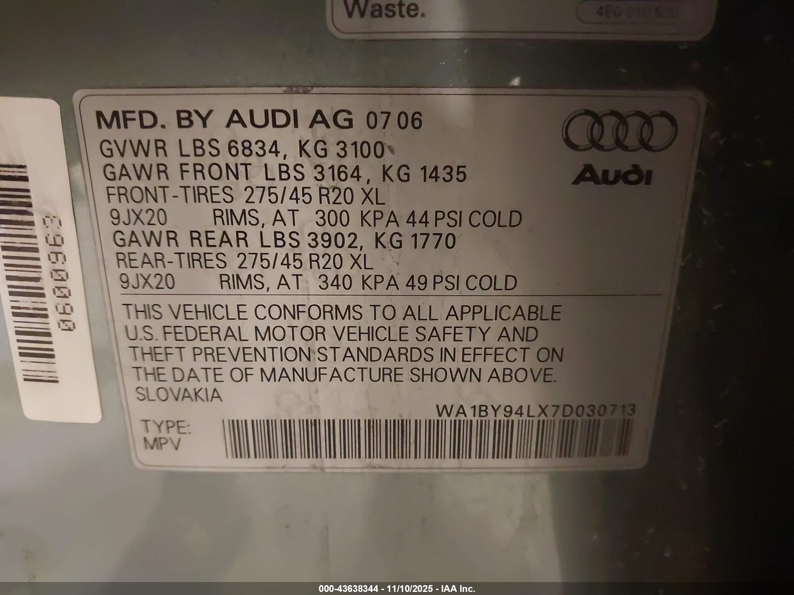 AUDI Q7 image 9