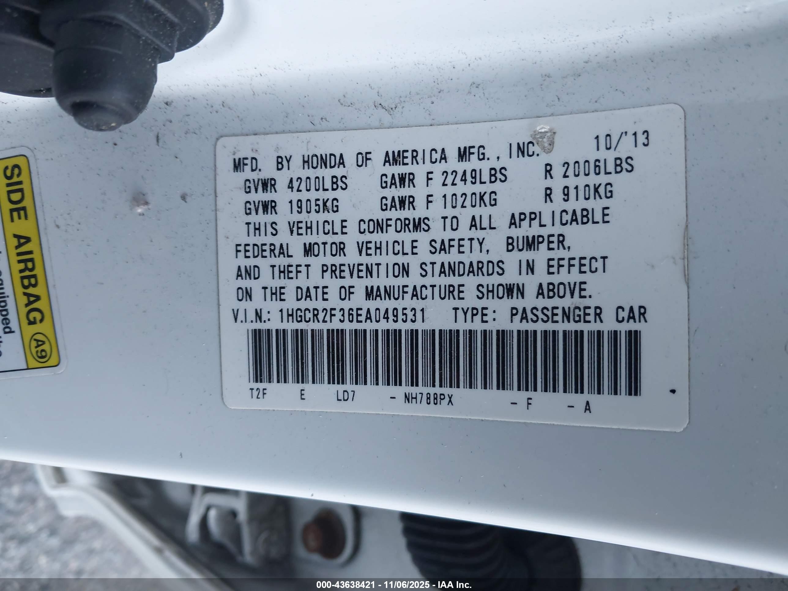 HONDA ACCORD image 9
