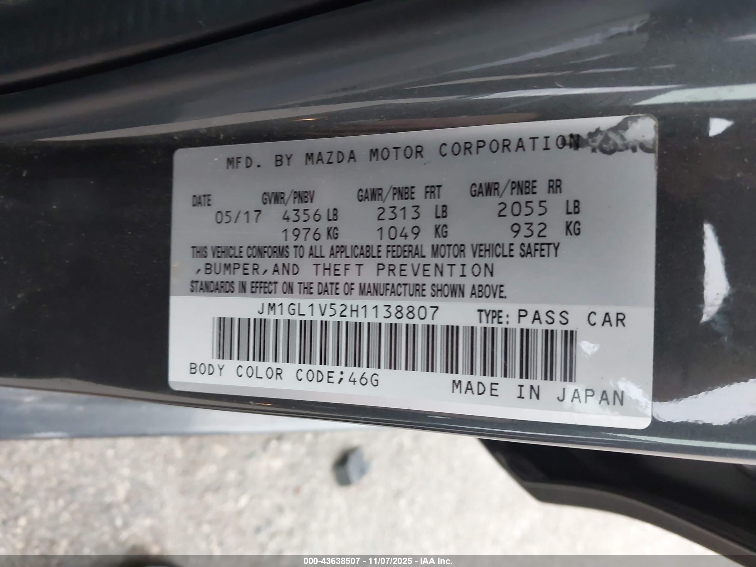 MAZDA MAZDA6 image 9